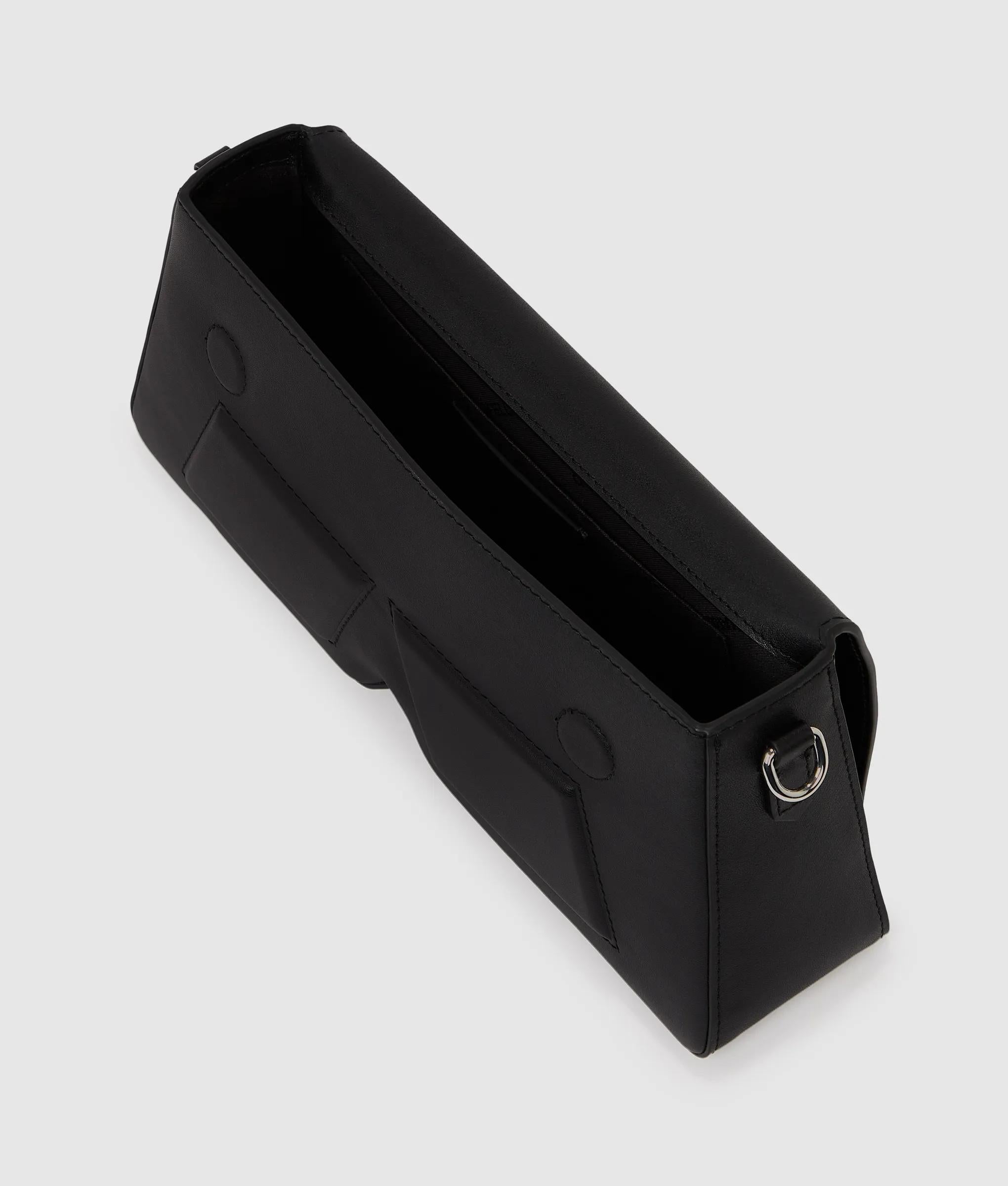 Ikon K leather shoulder bag