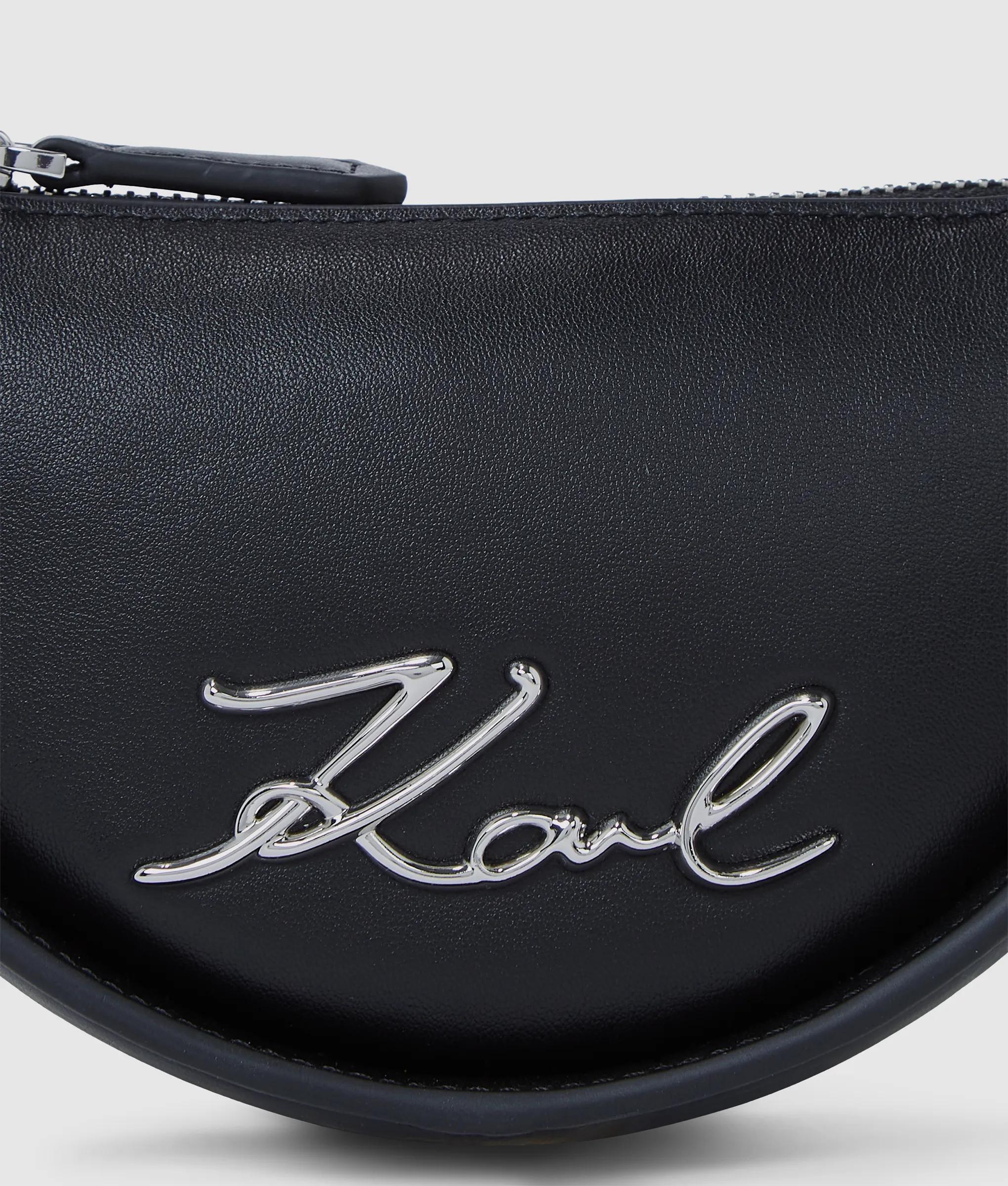 K/Signature nano round bag
