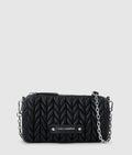 K/Weave barrel crossbody bag