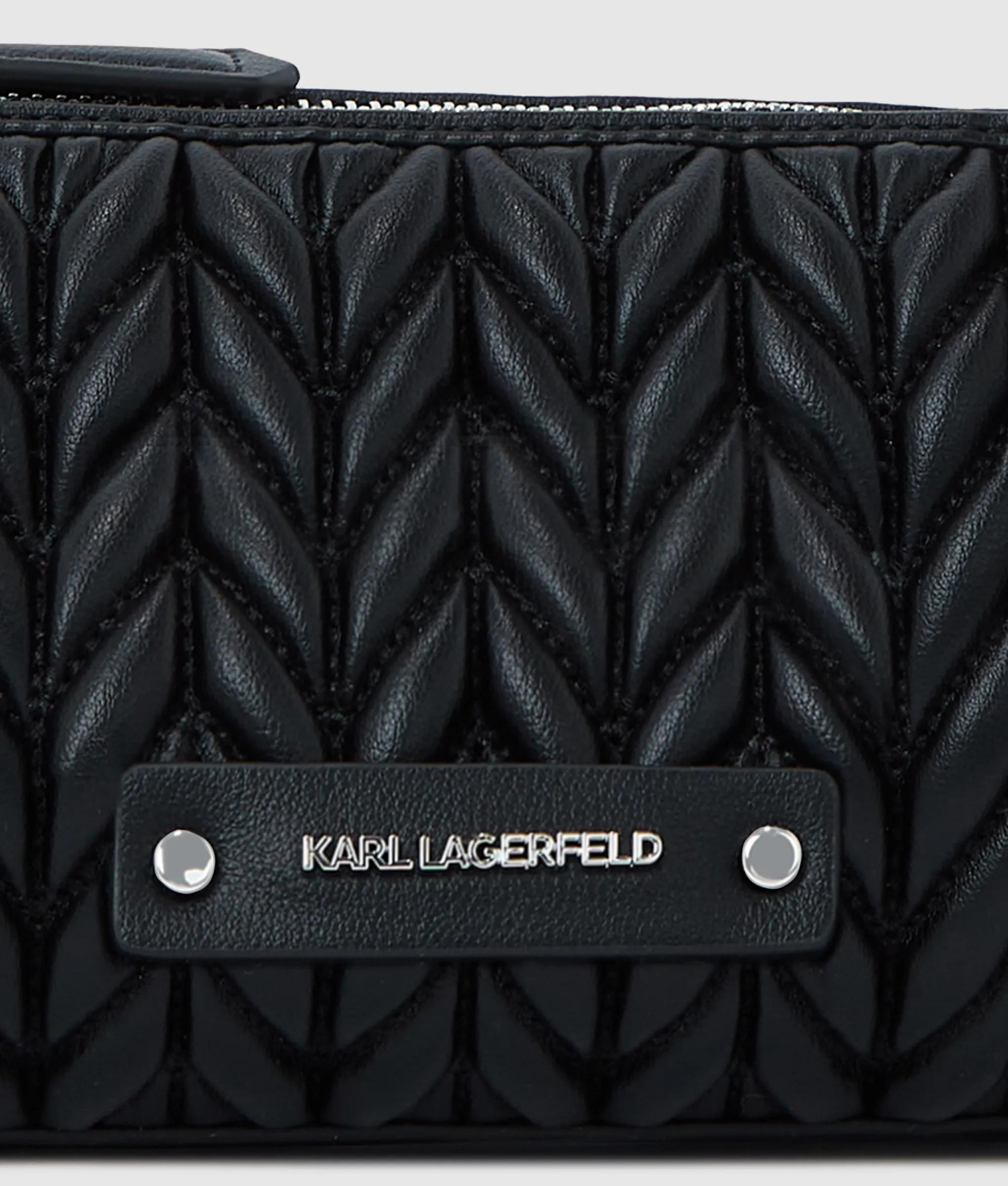 K/Weave barrel crossbody bag
