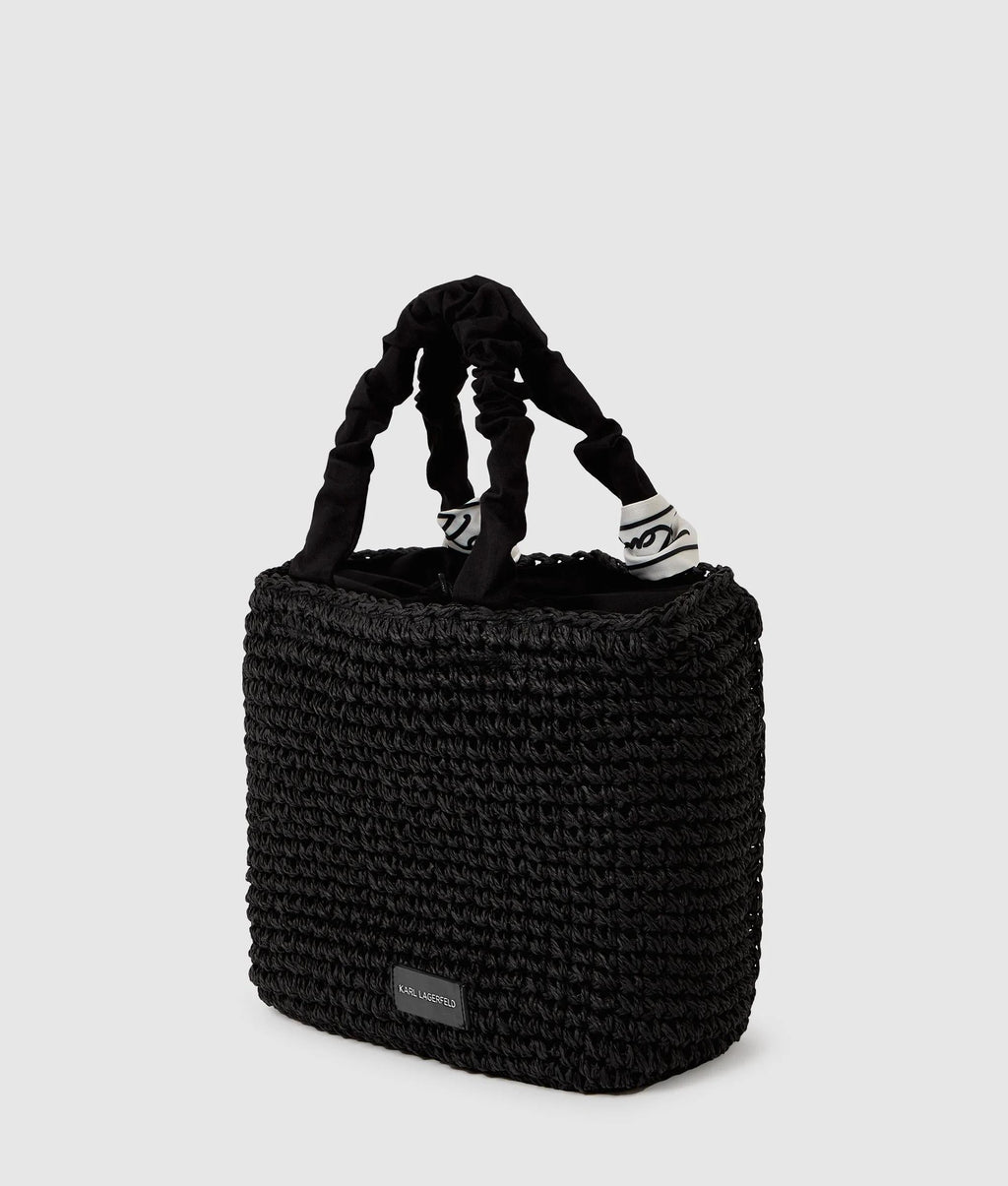 Signature scarf beach bag