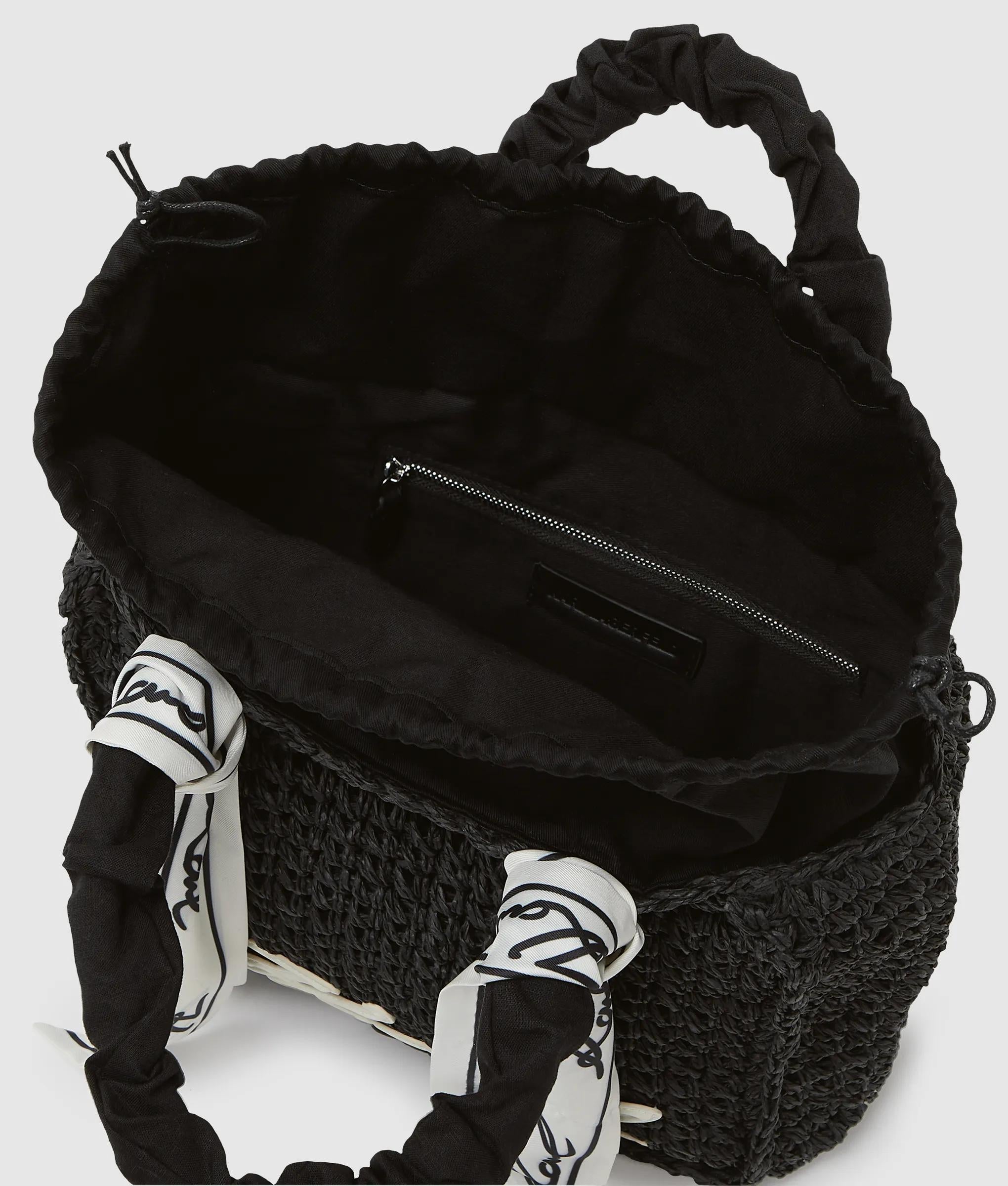 Signature scarf beach bag