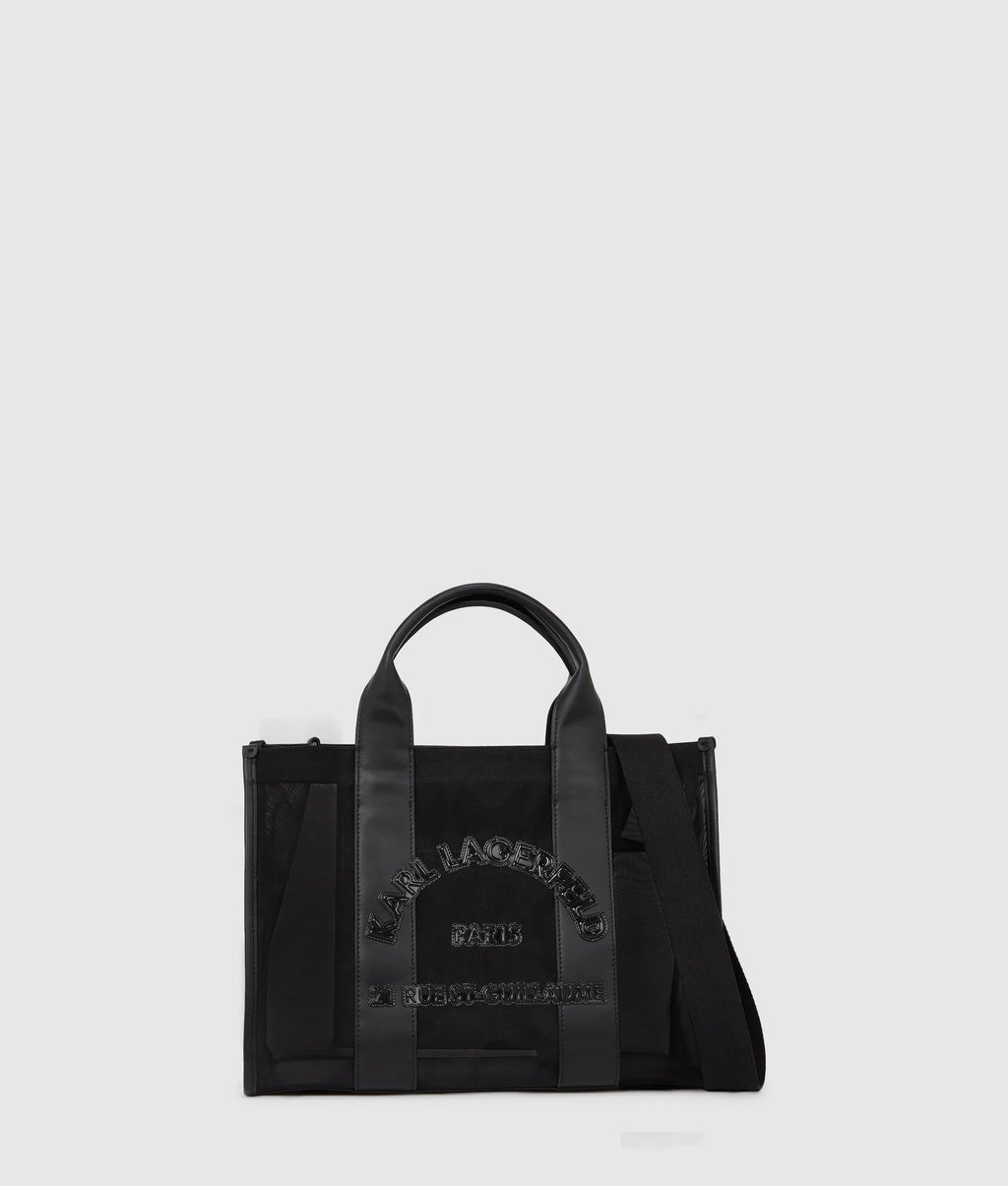 Rue St-Guillaume square mesh medium tote bag