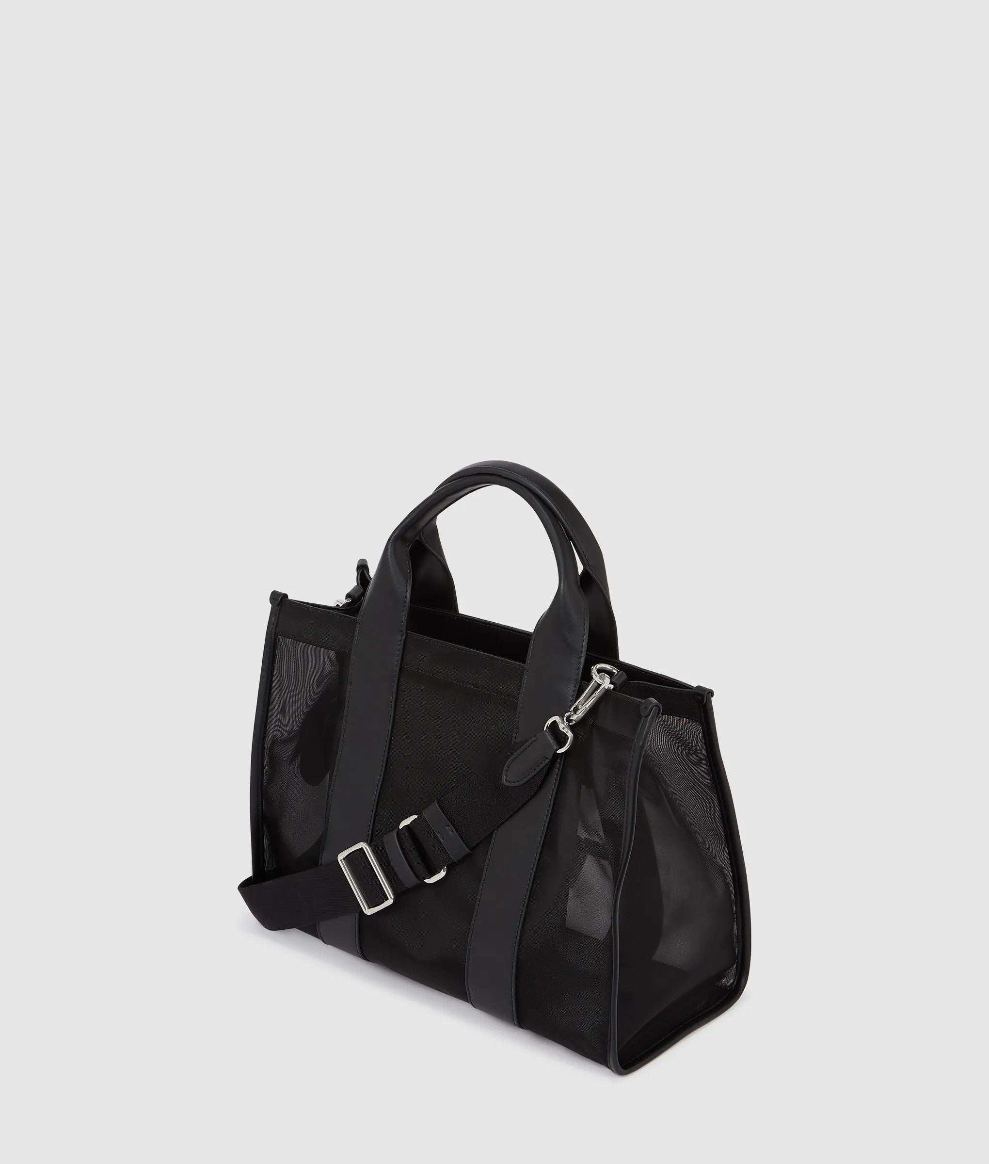 Rue St-Guillaume square mesh medium tote bag