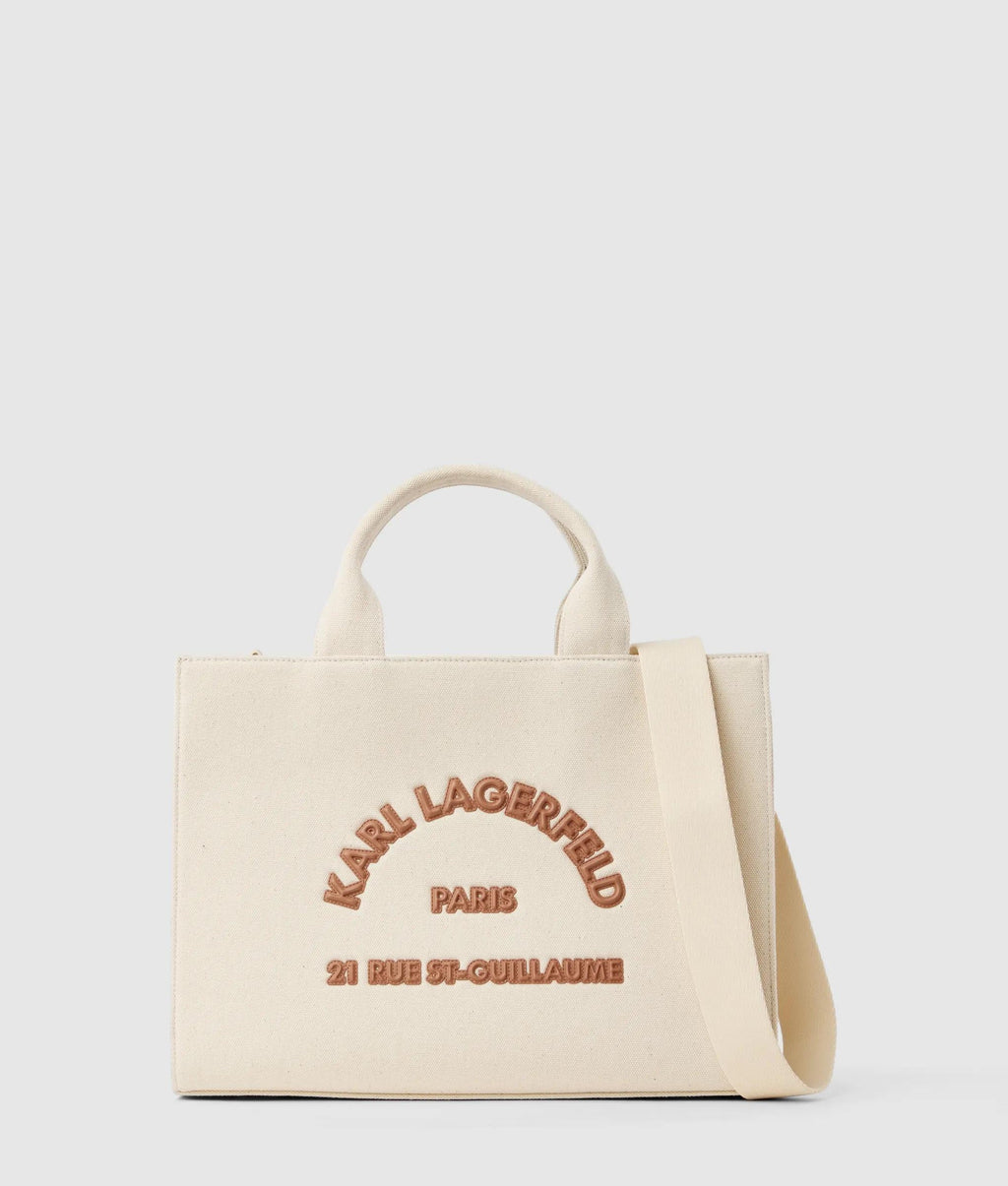 Rue St-Guillaume square patch medium tote bag