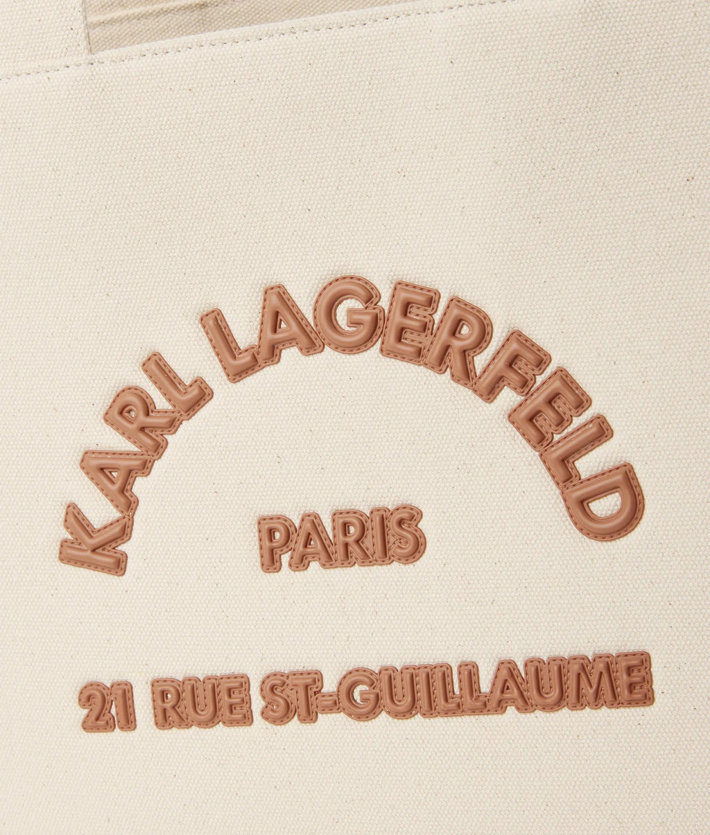 Rue St-Guillaume square patch medium tote bag