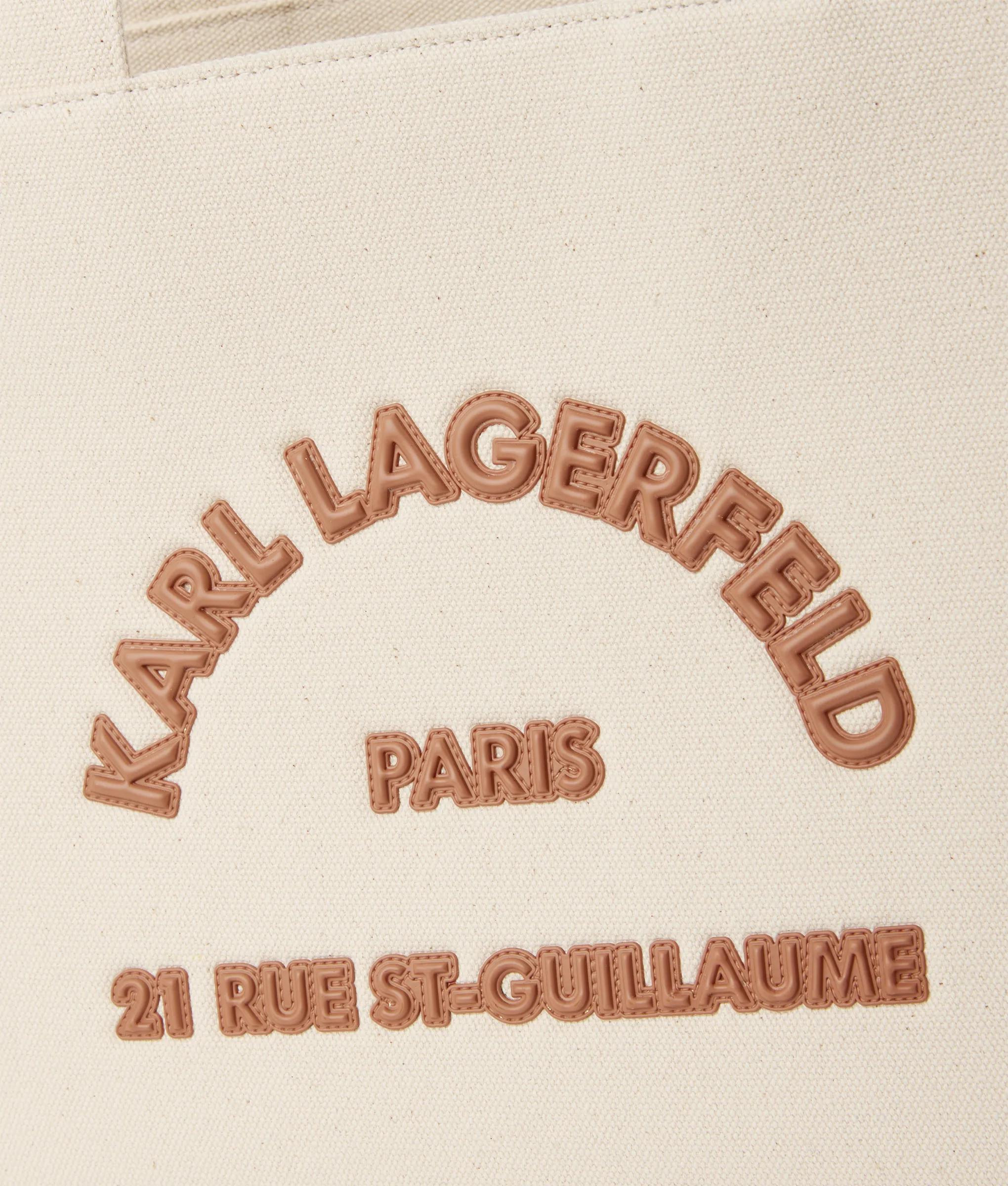 Rue St-Guillaume square patch medium tote bag