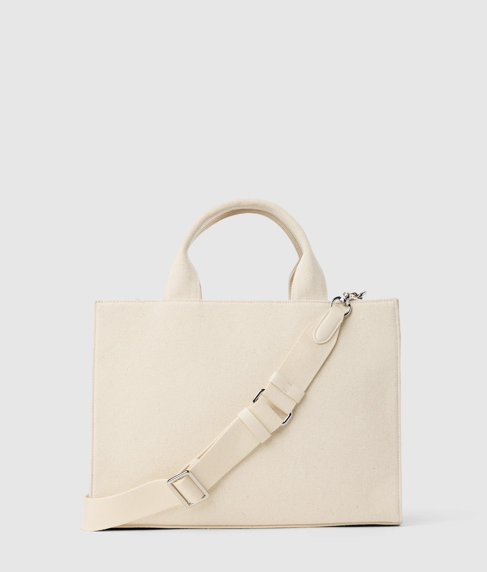 Rue St-Guillaume square patch medium tote bag
