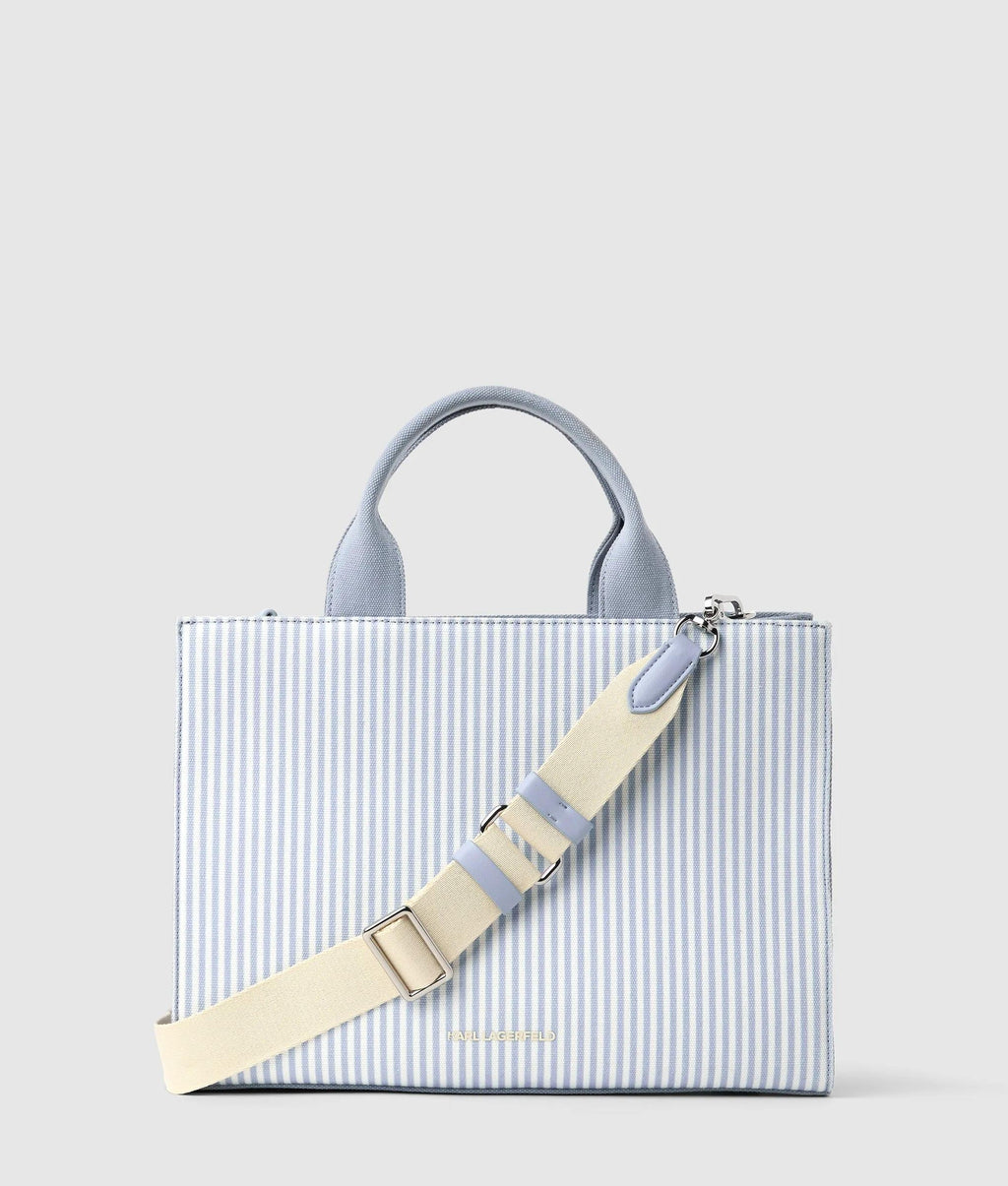 Ikon Choupette striped square tote bag
