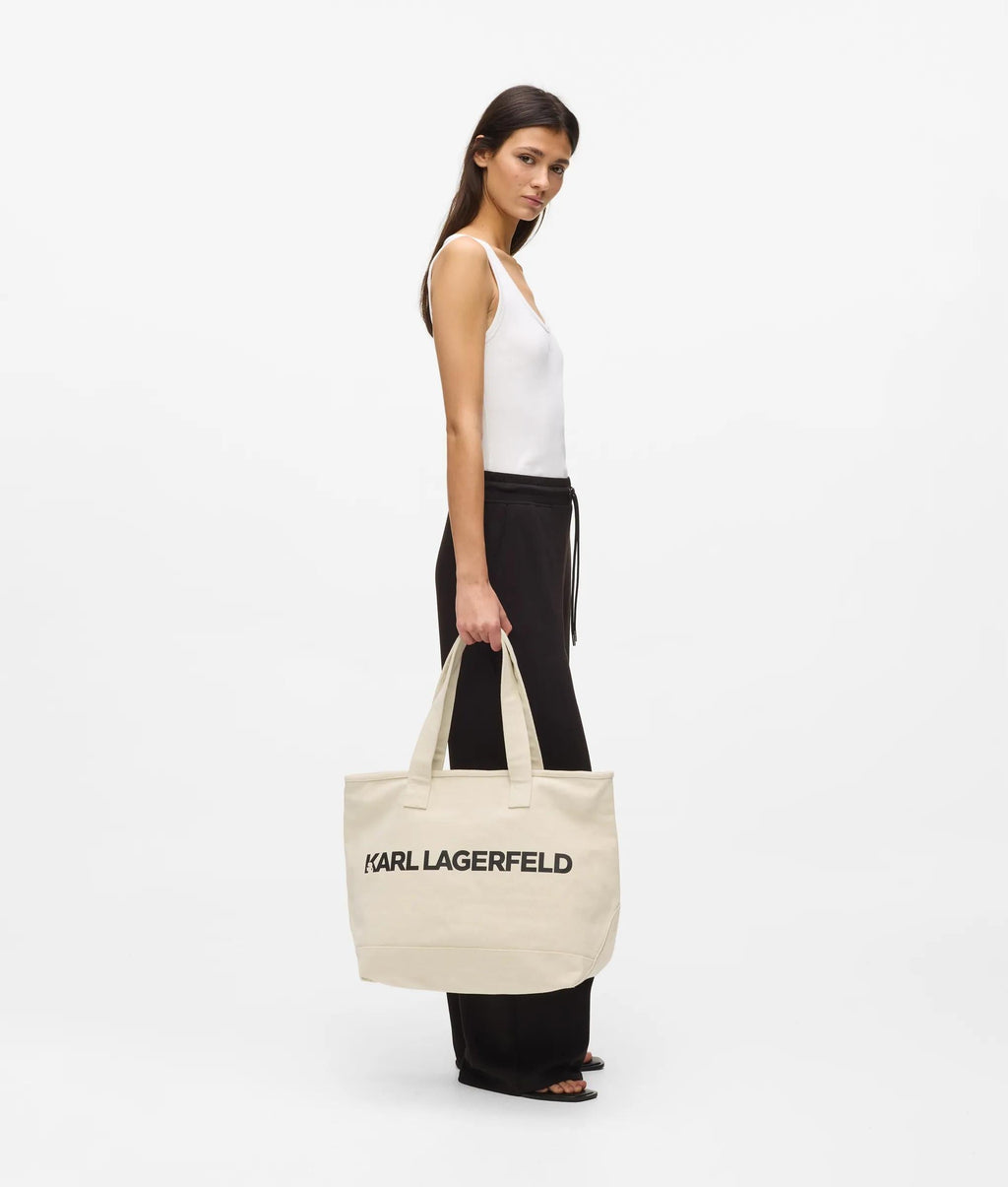 Logo extra large tote bag