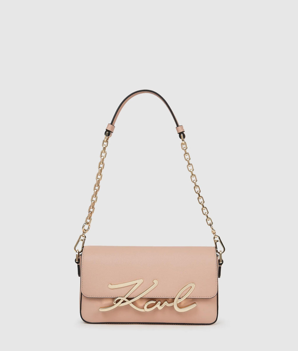 K/Signature small chain shoulder bag