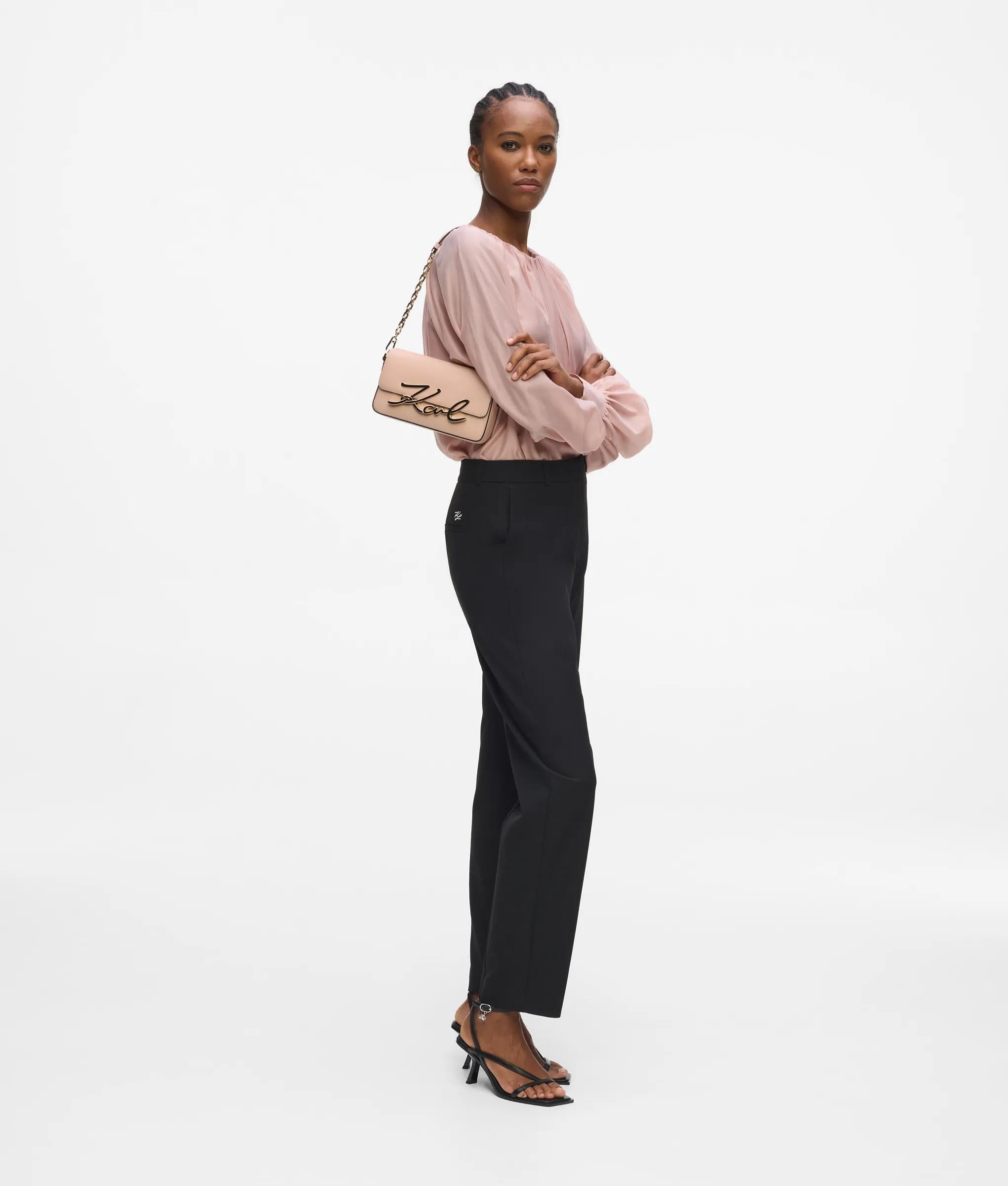 K/Signature small chain shoulder bag