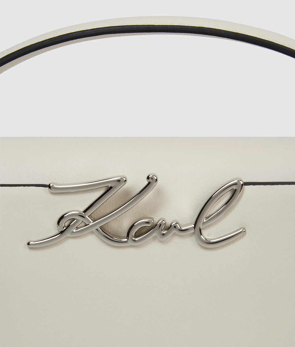 K/Signature mini top handle bag