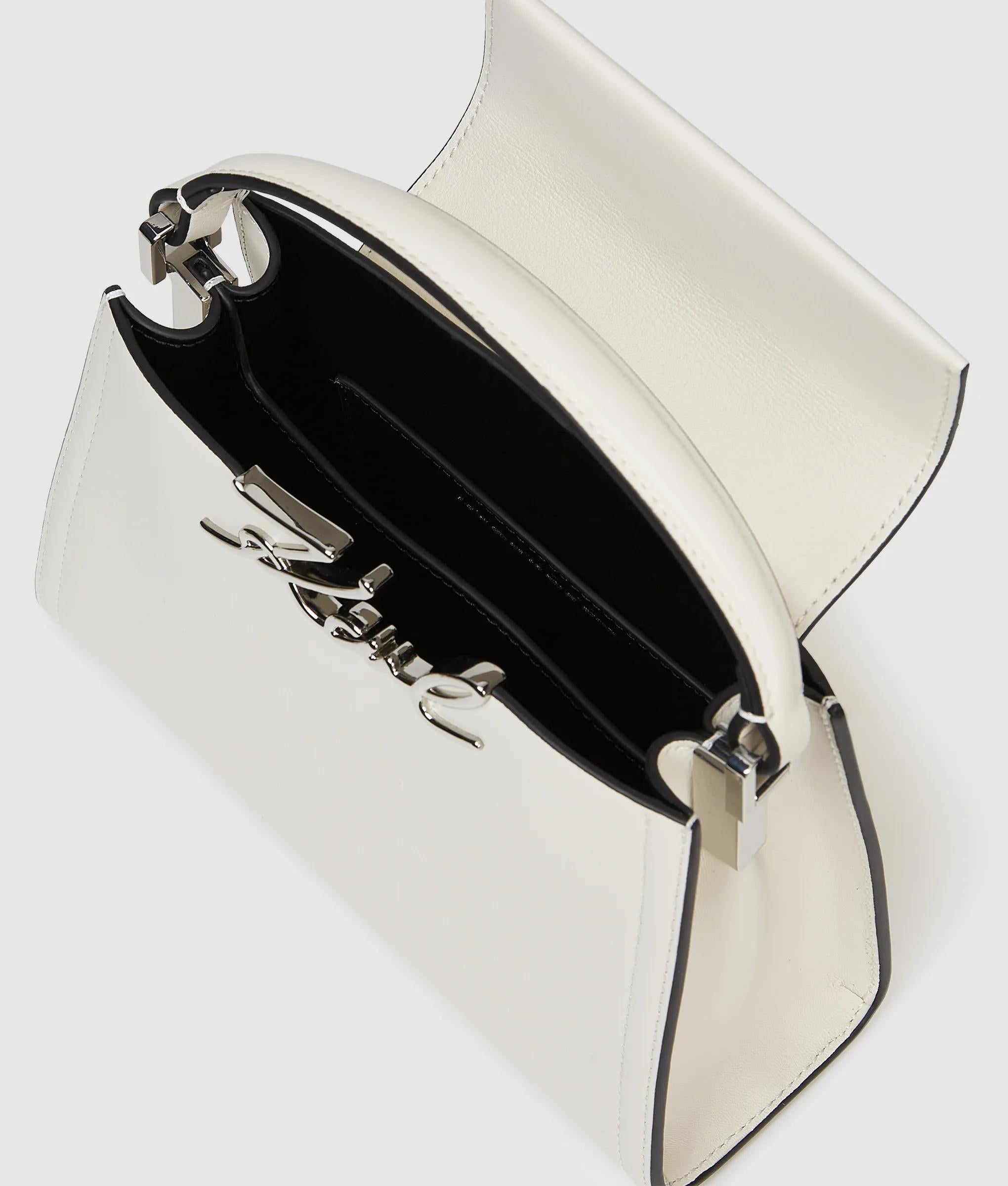 K/Signature mini top handle bag