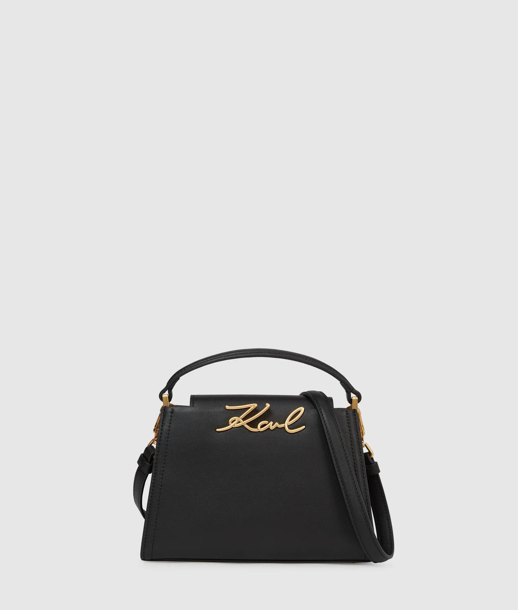 K/Signature mini top handle bag