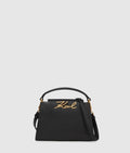 K/Signature mini top handle bag
