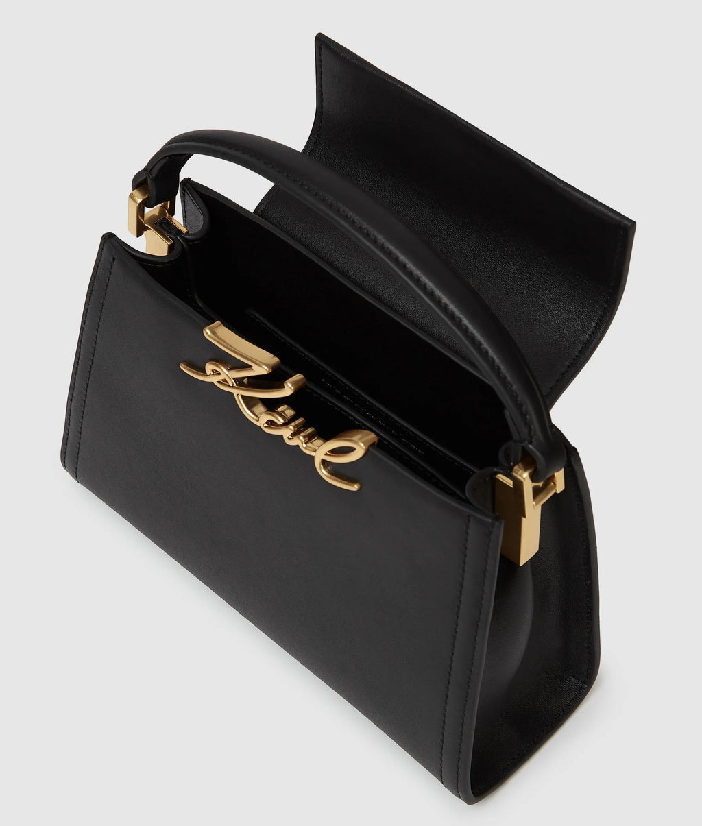 K/Signature mini top handle bag