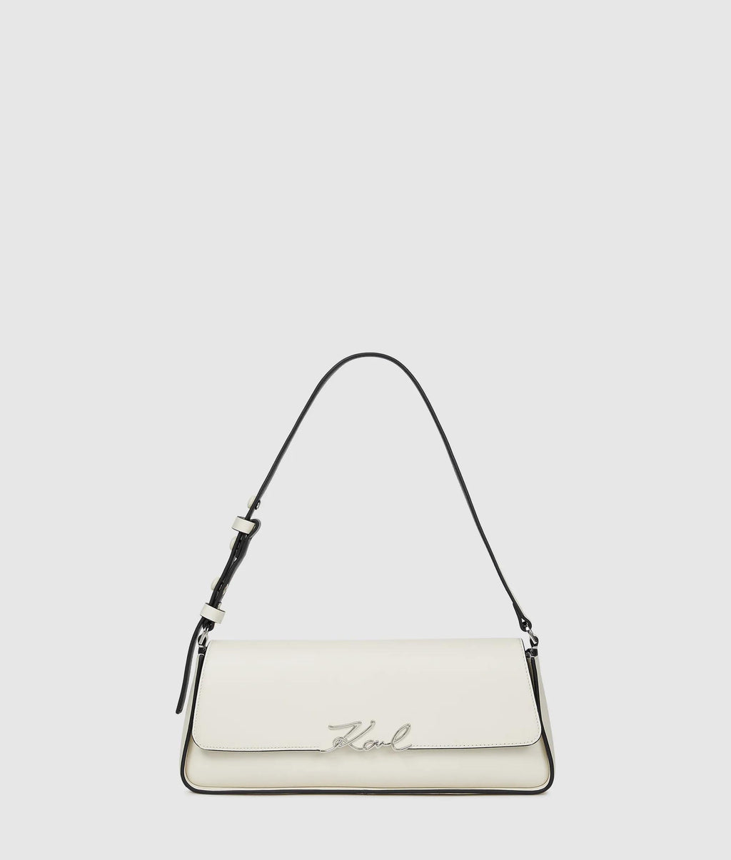 K/Signature elongated shoulder bag