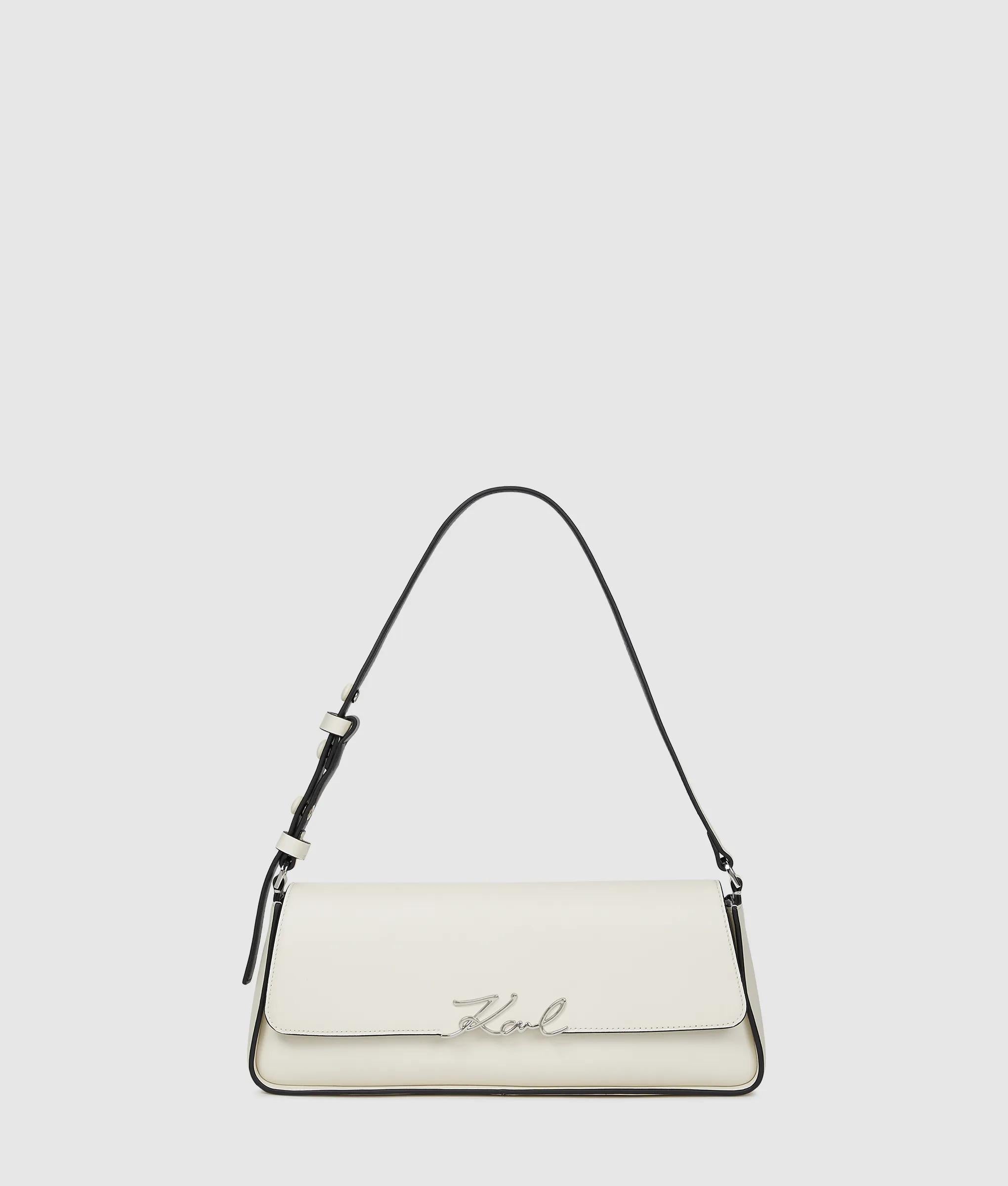 K/Signature elongated shoulder bag