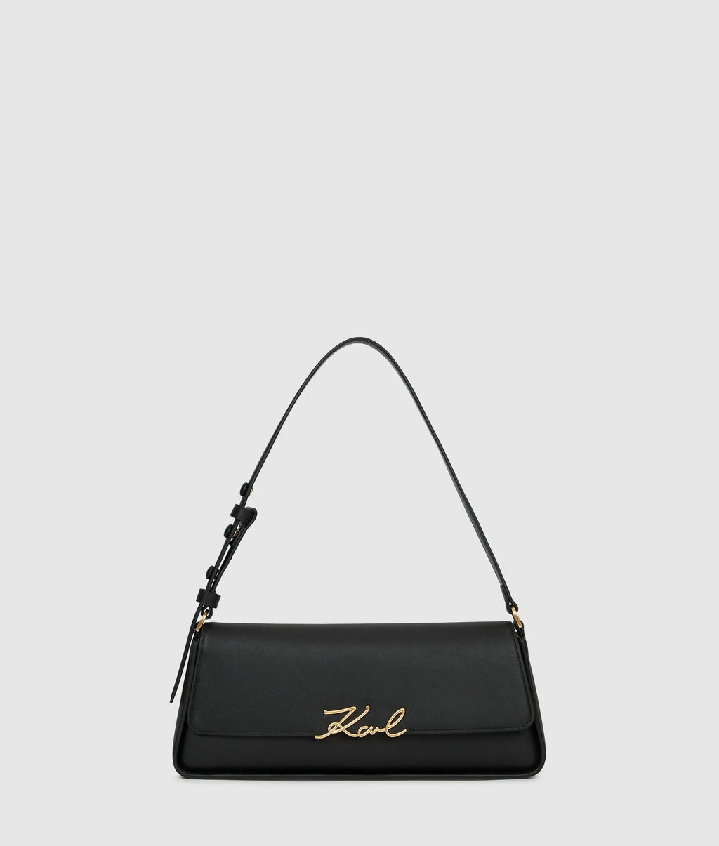 K/Signature elongated shoulder bag