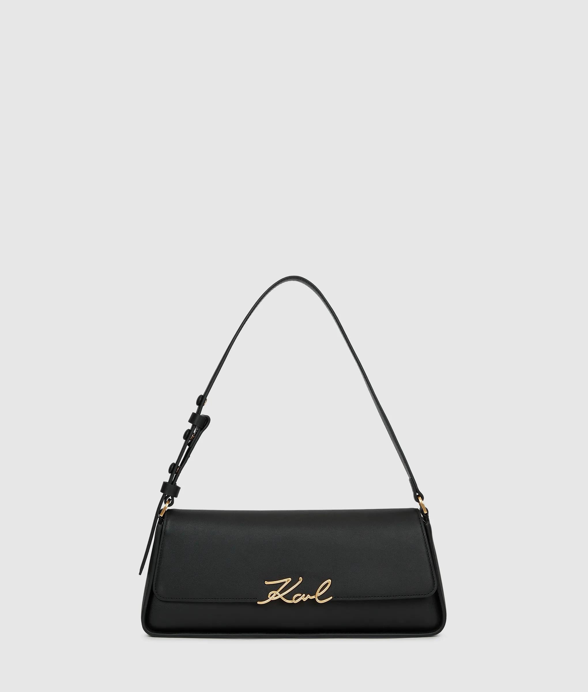 K/Signature elongated shoulder bag