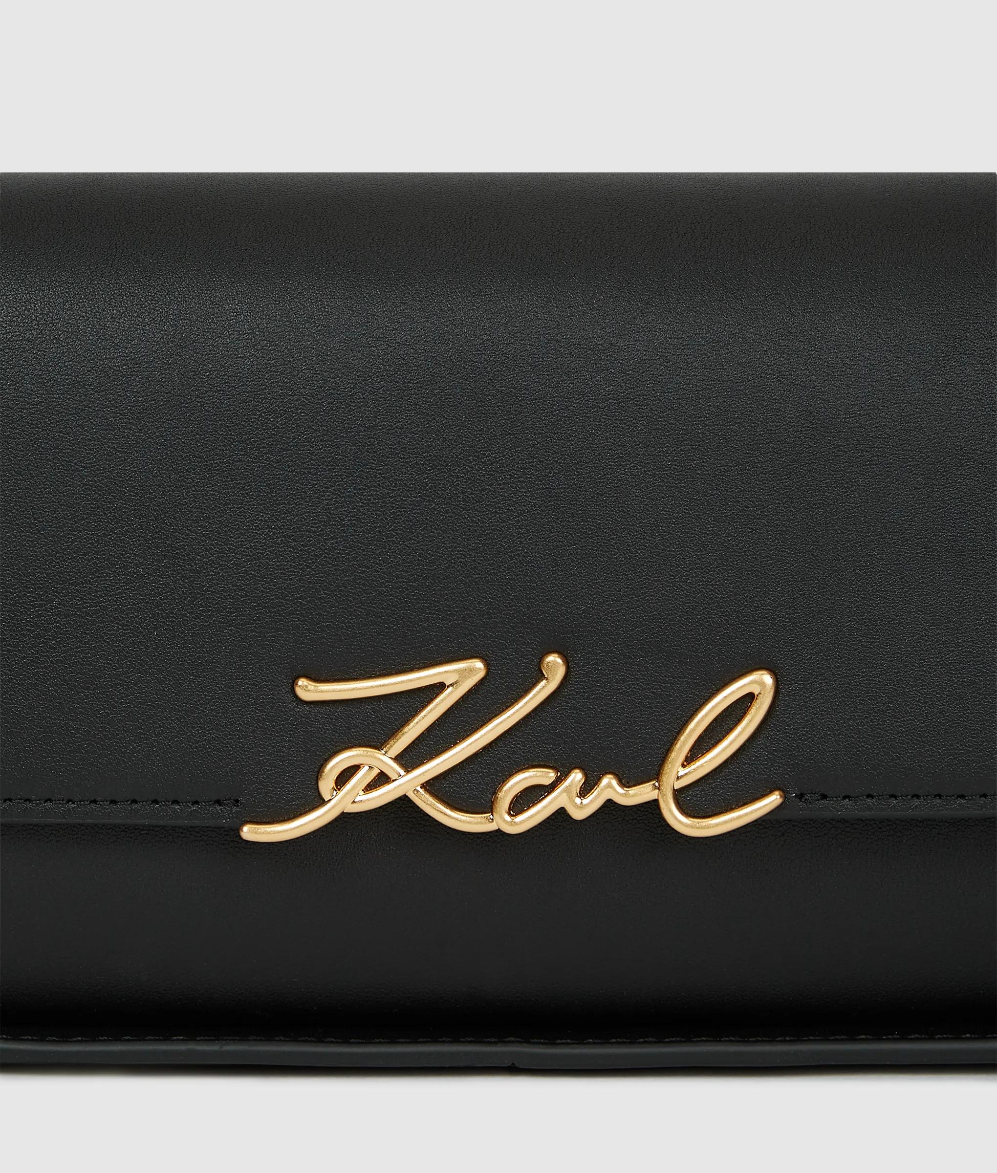 K/Signature elongated shoulder bag