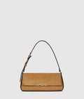 K/Signature suede shoulder bag