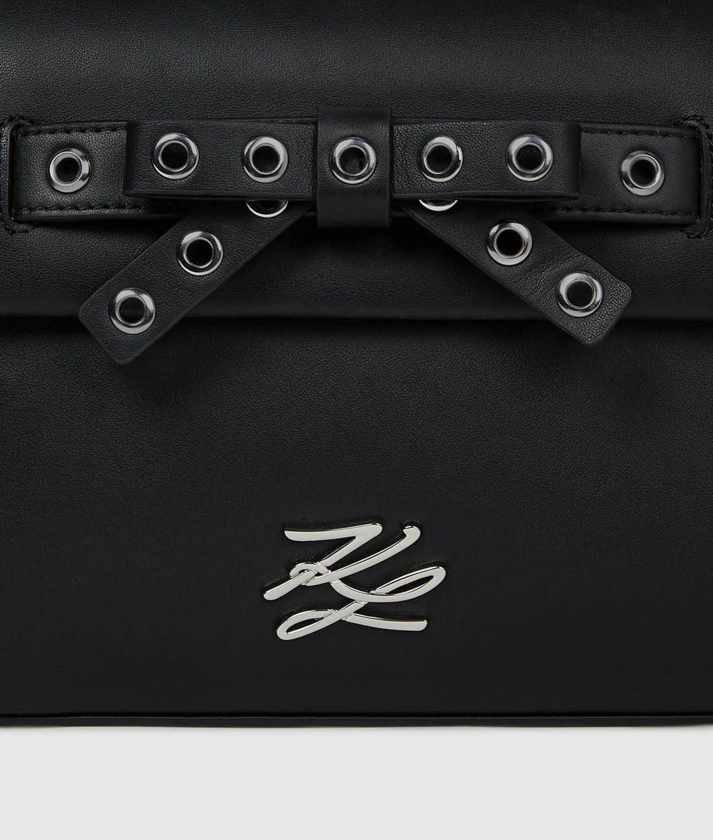 K/Autograph small bow top handle bag