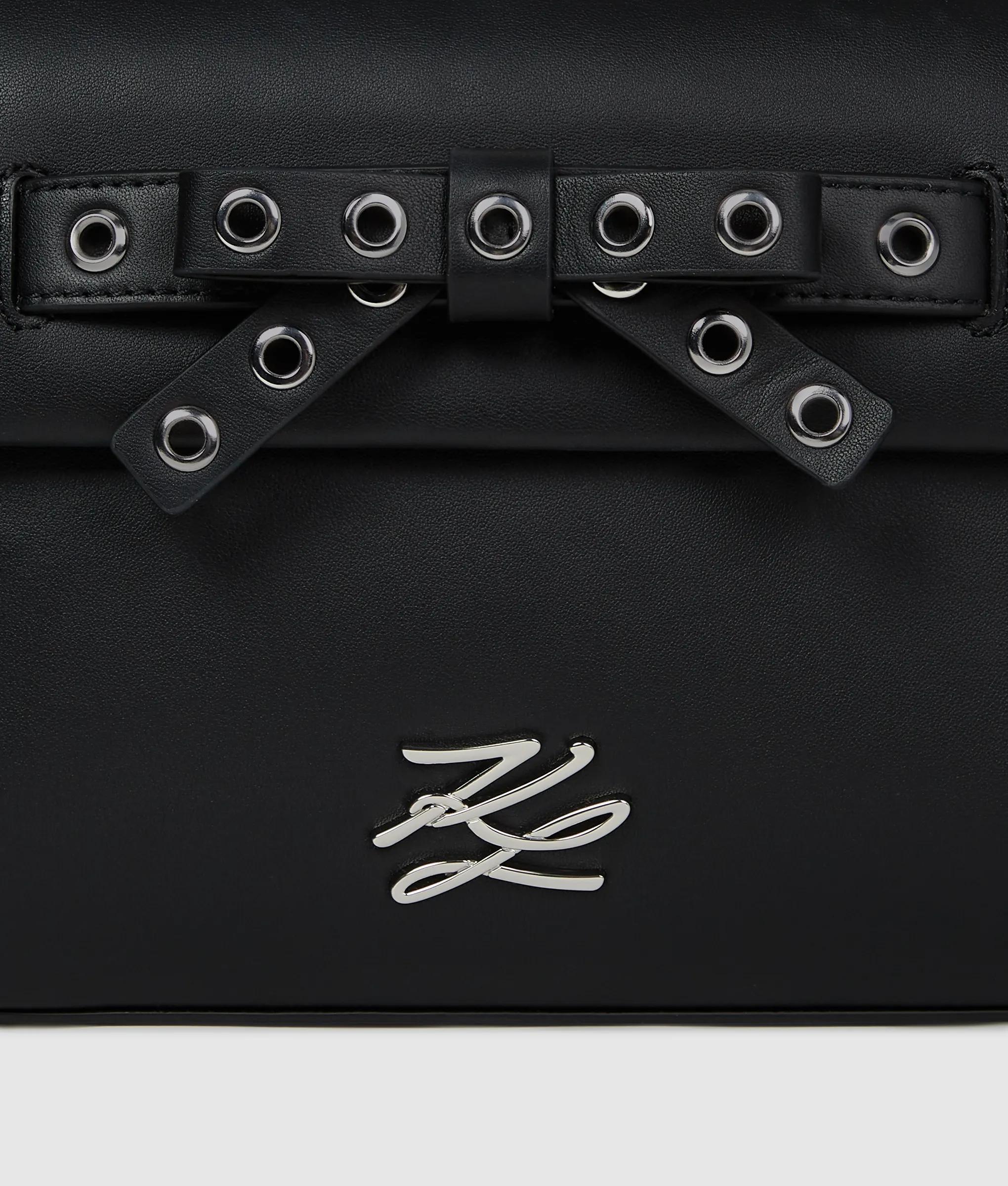 K/Autograph small bow top handle bag