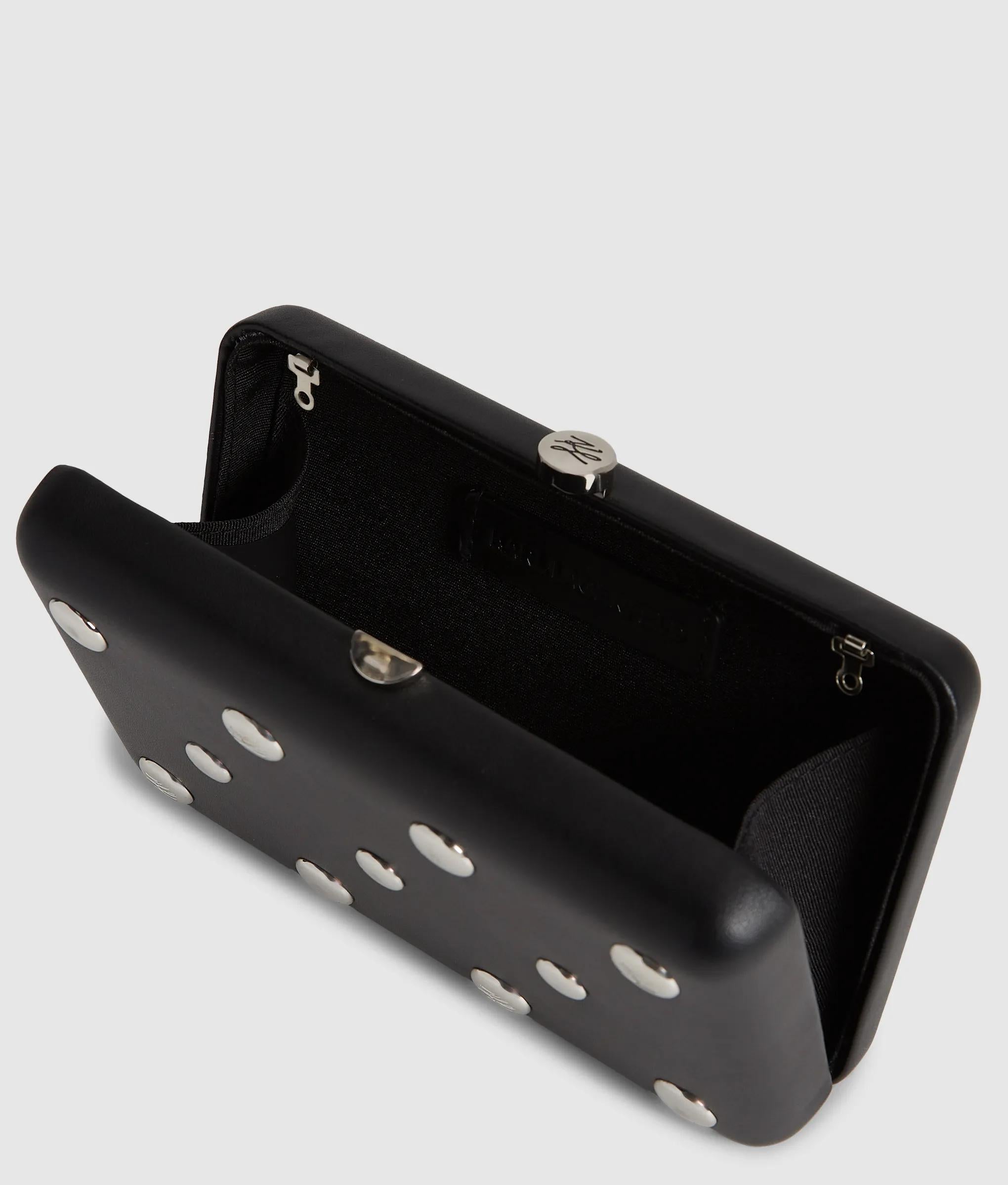 K/Soiree studded minaudière bag