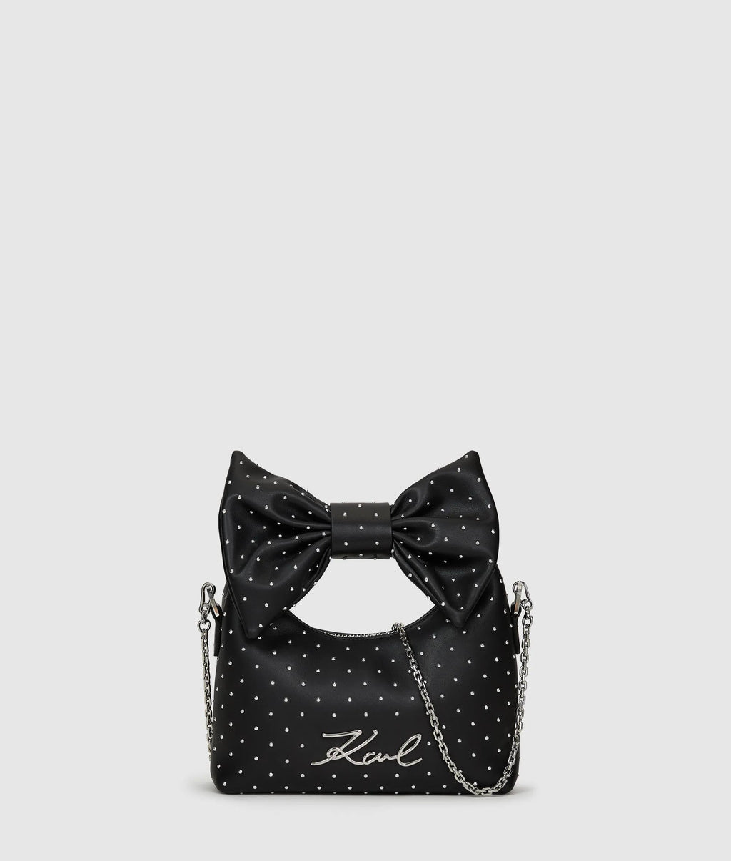 K/Soiree mini bow crossbody bag