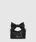 K/Soiree mini bow crossbody bag