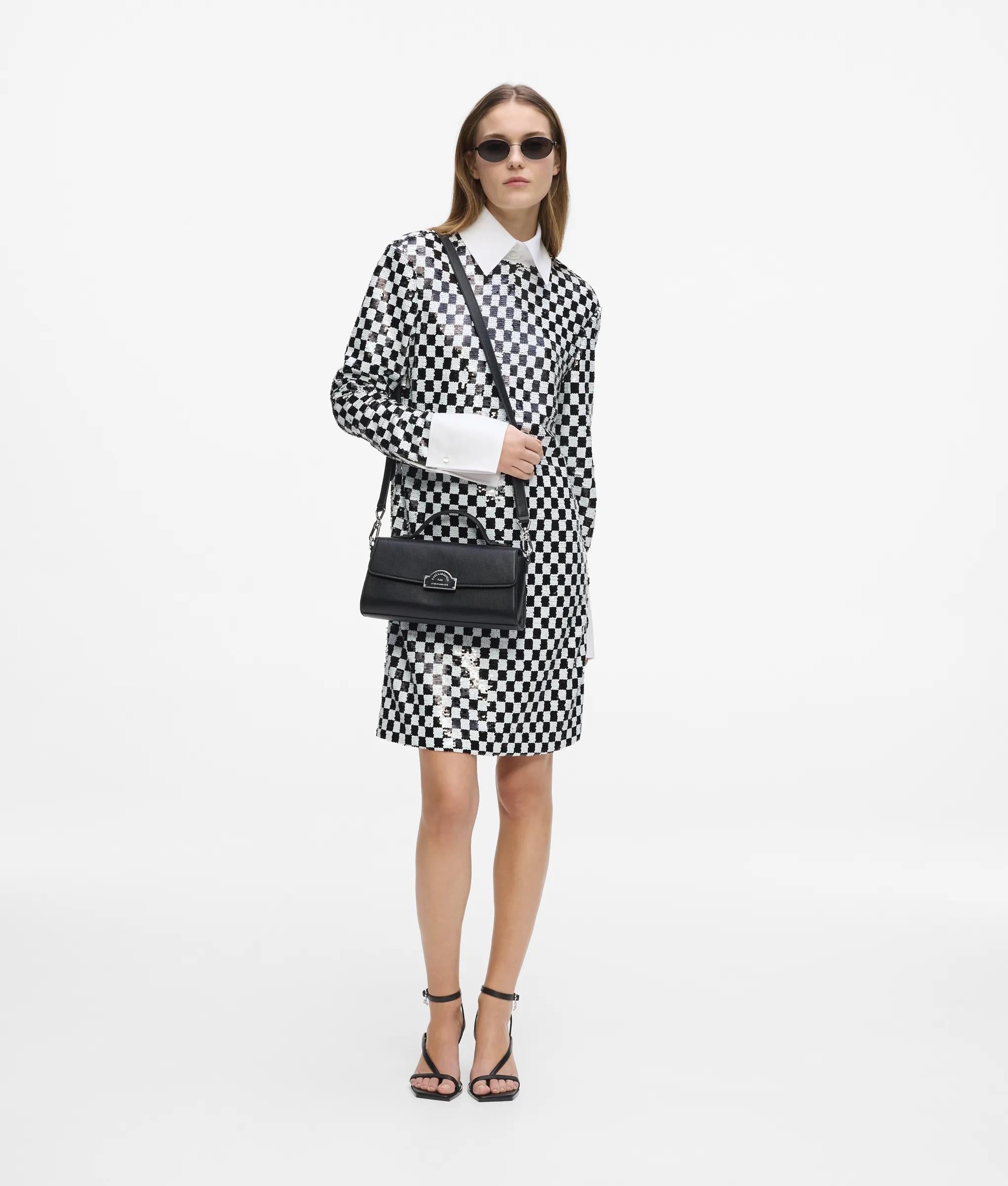 Rue St-Guillaume metal crossbody bag