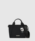 Ikon Nylon small tag tote bag