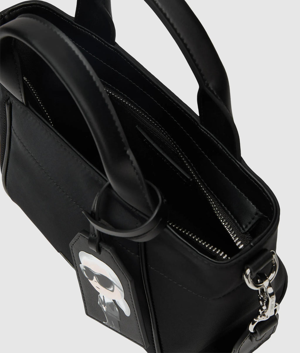 Ikon Nylon small tag tote bag