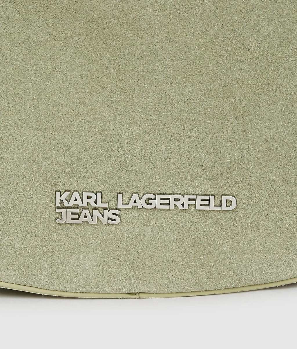 Rounded suede top handle bag