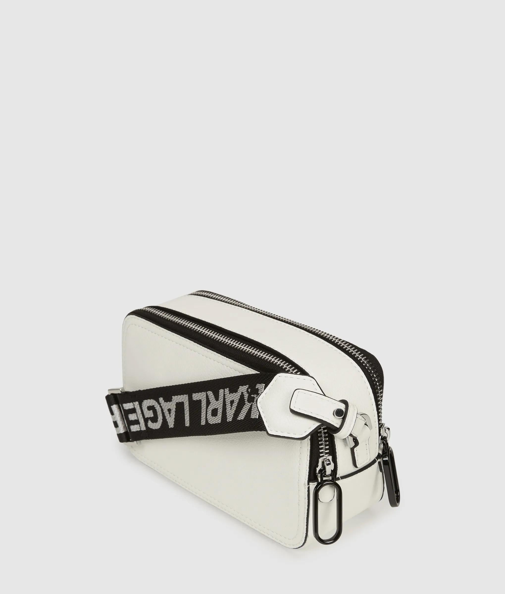 Box logo camera bag