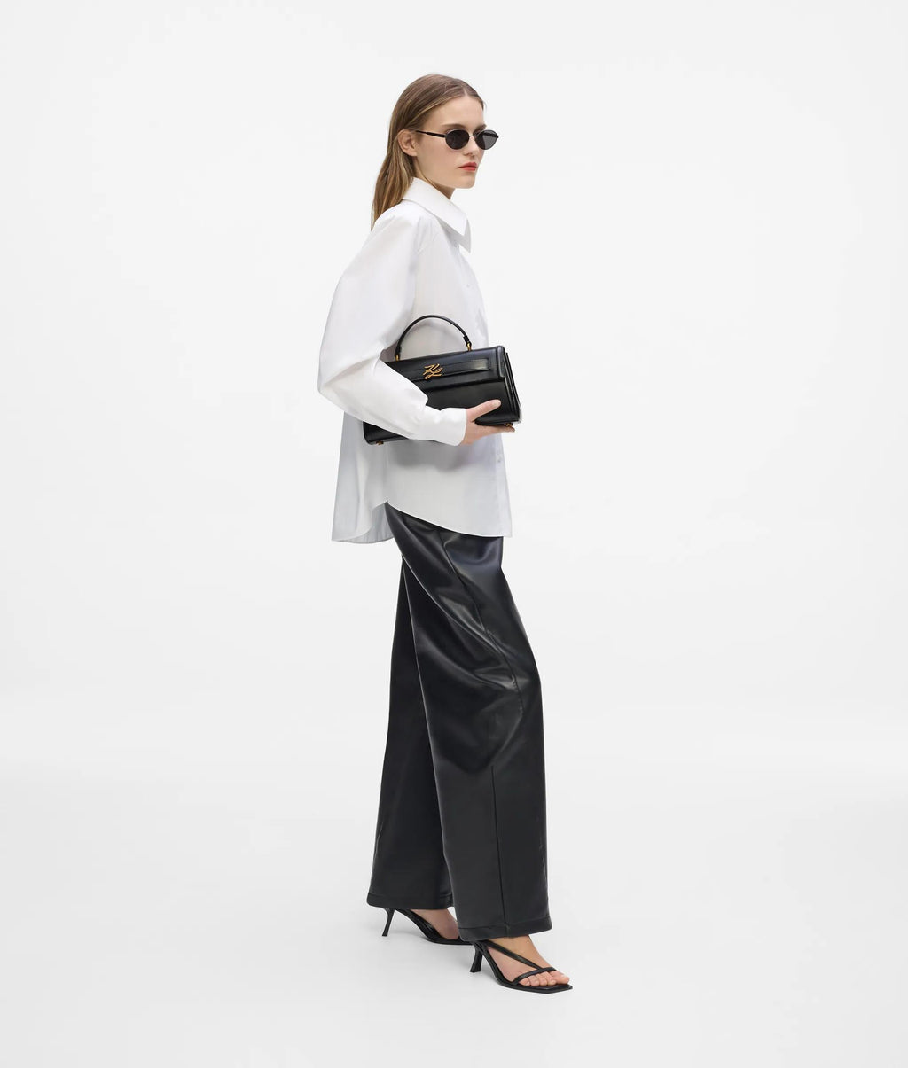 K/Autograph elongated top handle bag