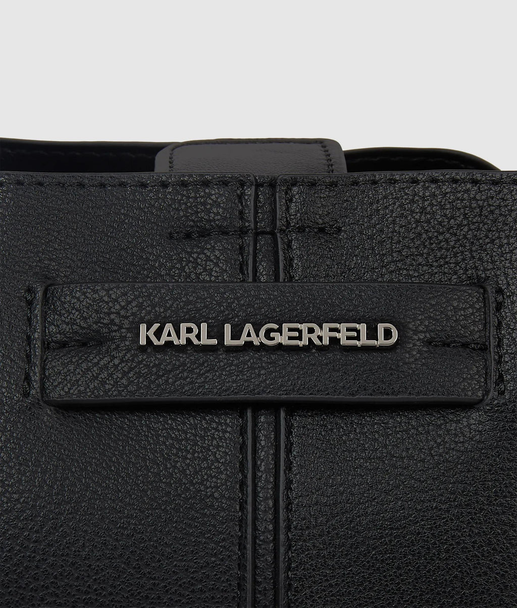 K/Pierced mini bucket bag