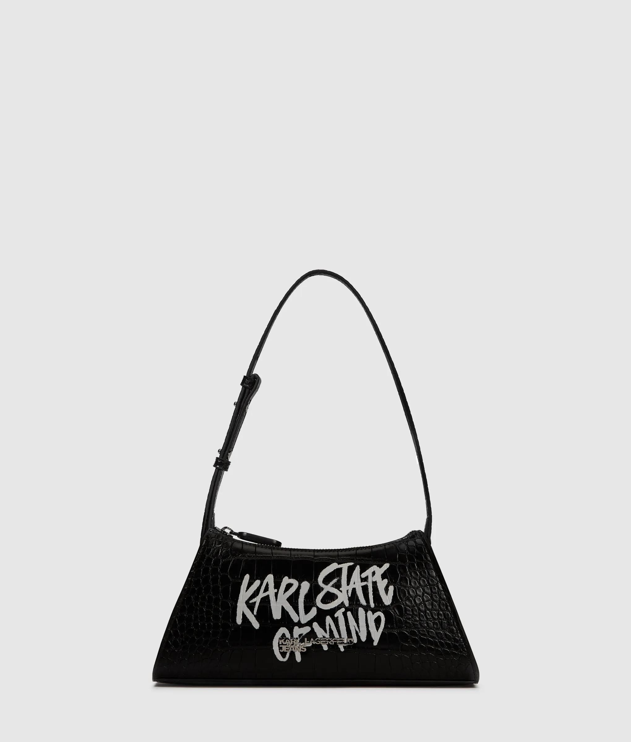 Karl quote small shoulder bag