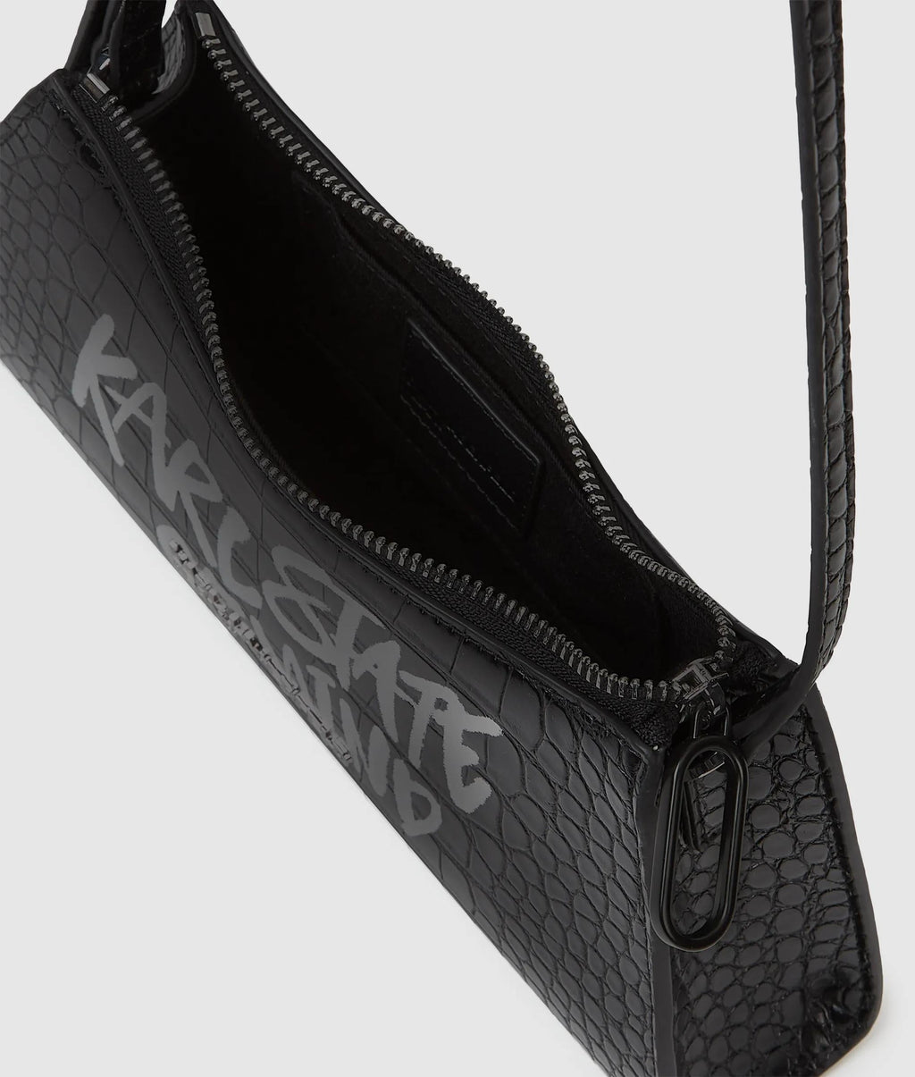 Karl quote small shoulder bag