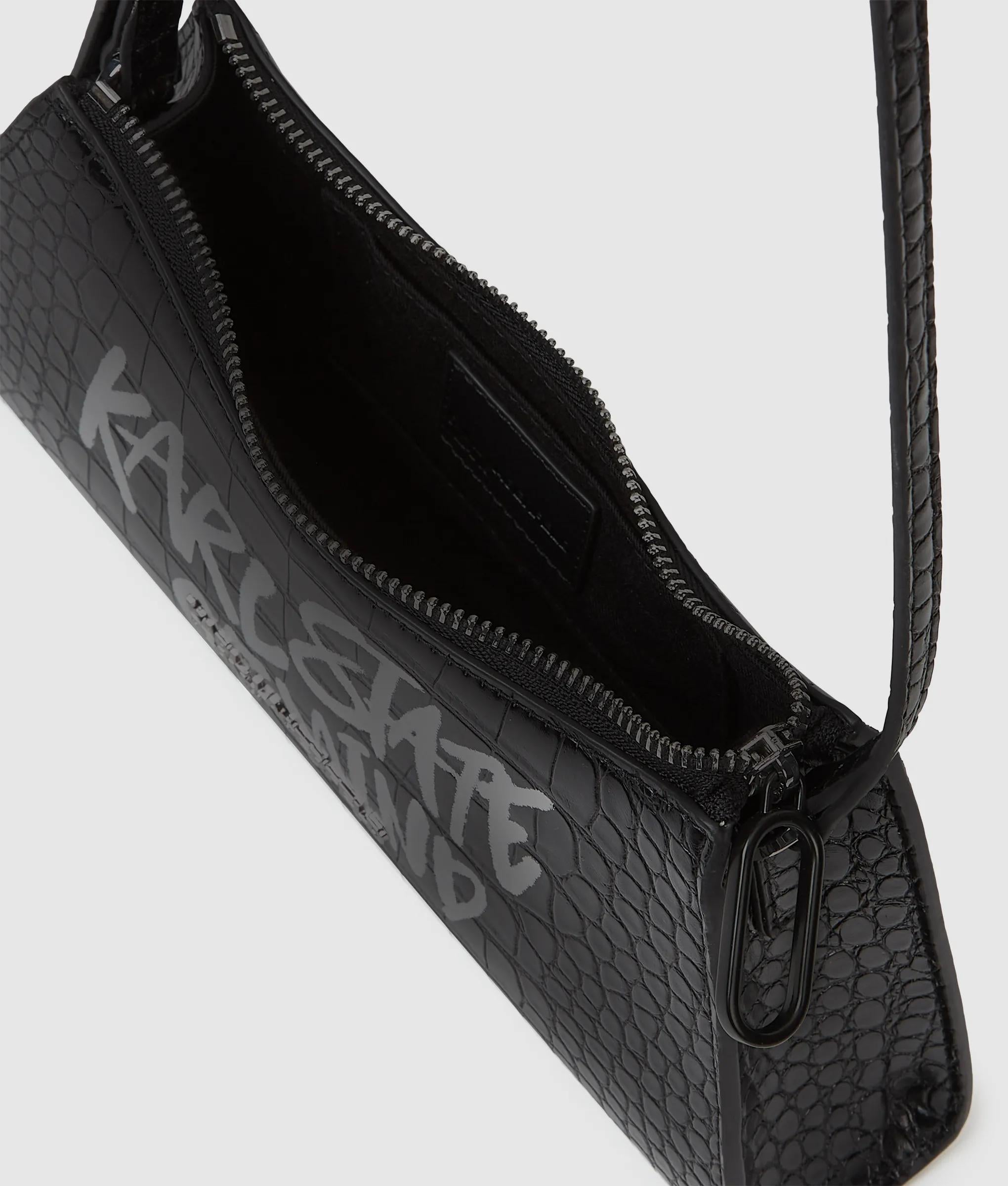 Karl quote small shoulder bag