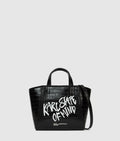 Karl quote mini tote bag