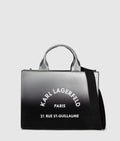 Rue St-Guillaume degrade medium tote bag