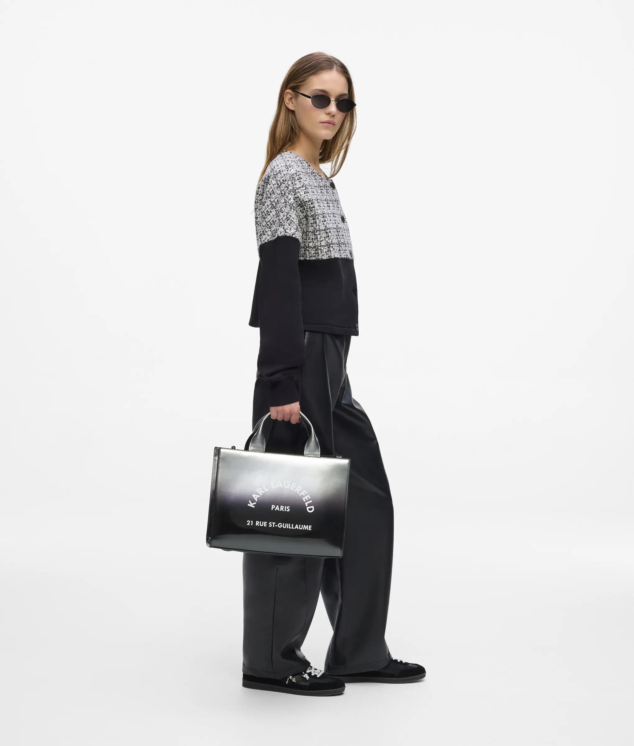 Rue St-Guillaume degrade medium tote bag