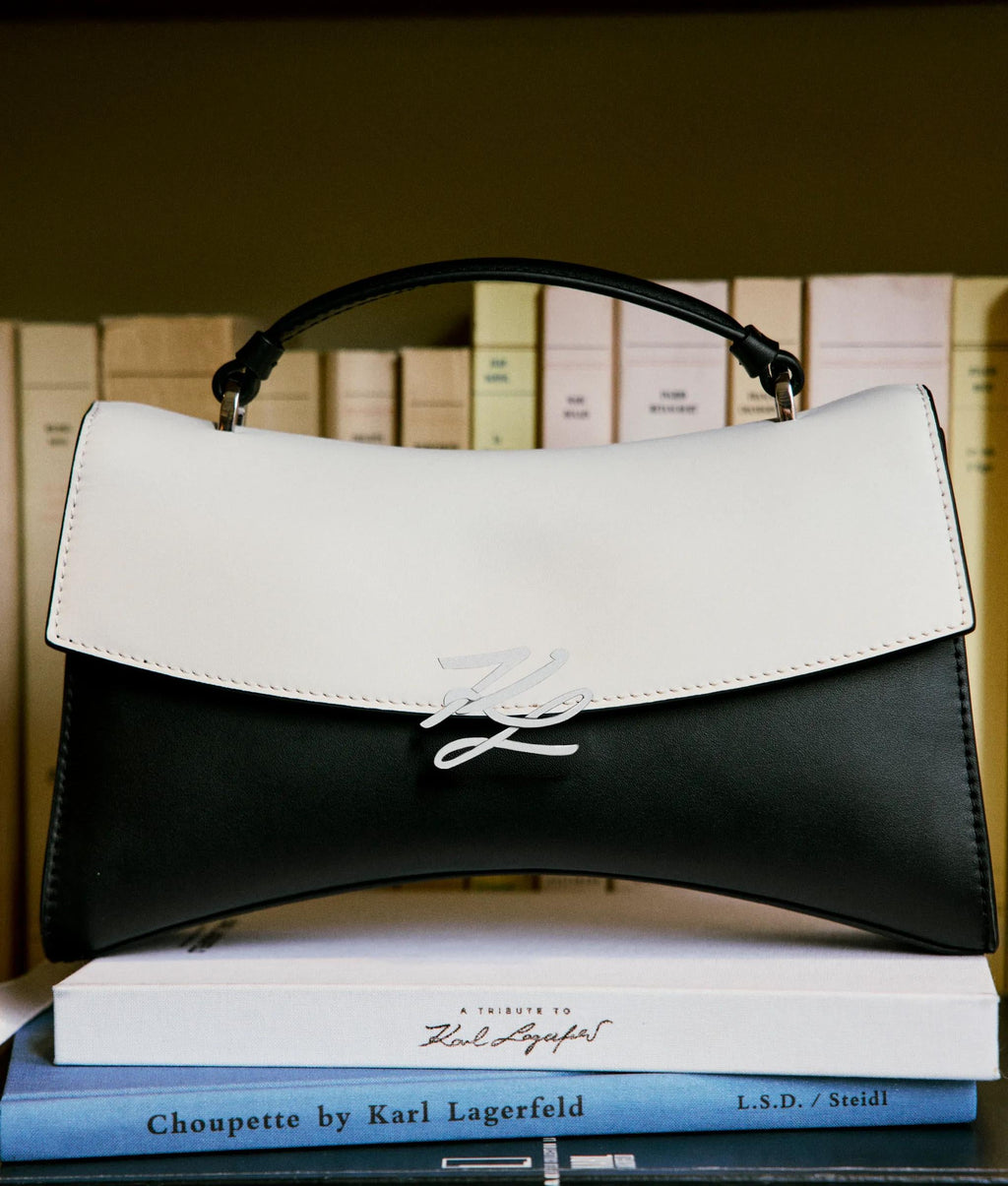 K/Autograph Twist color-block crossbody bag