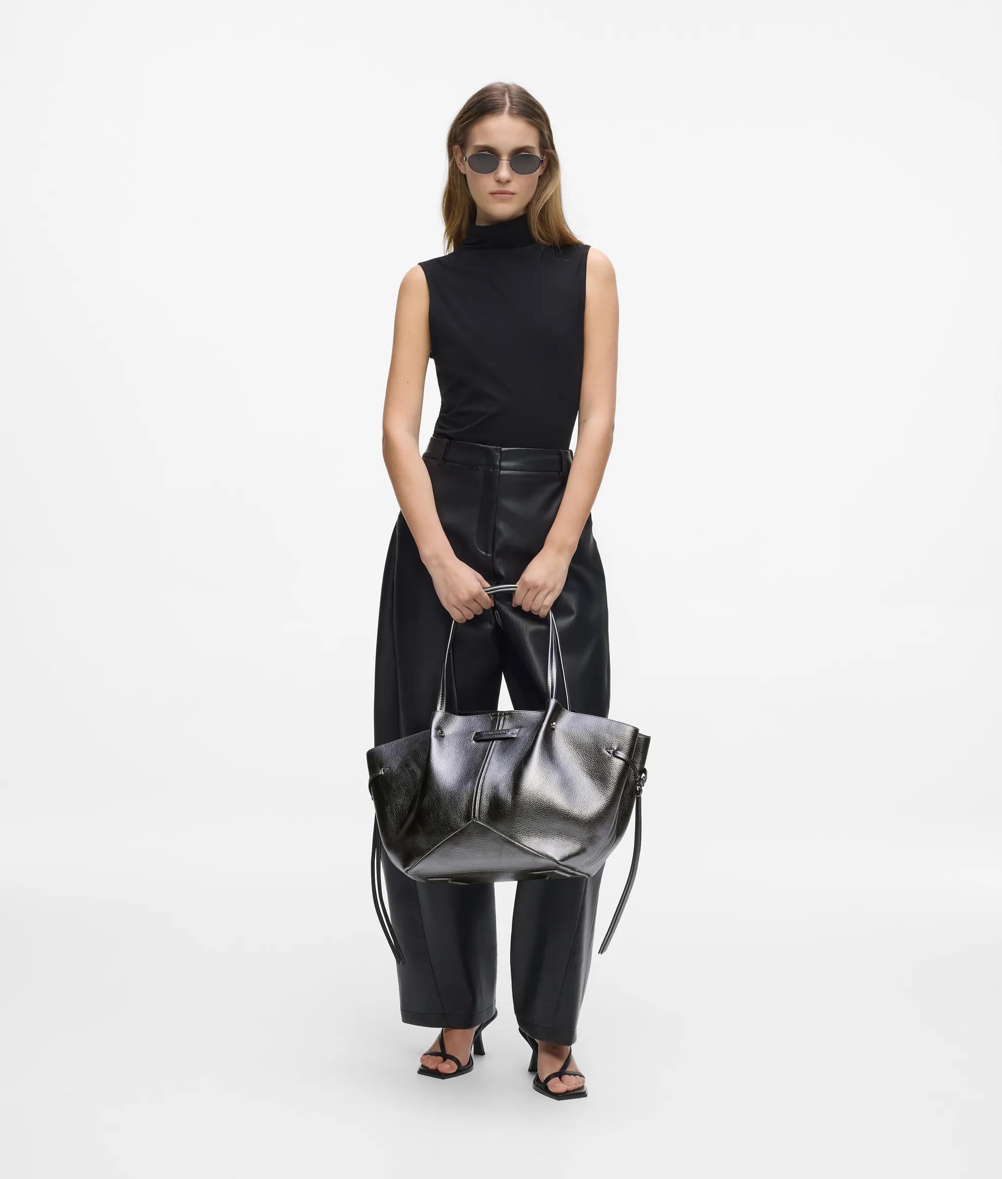 K/Pierced metallic tote bag