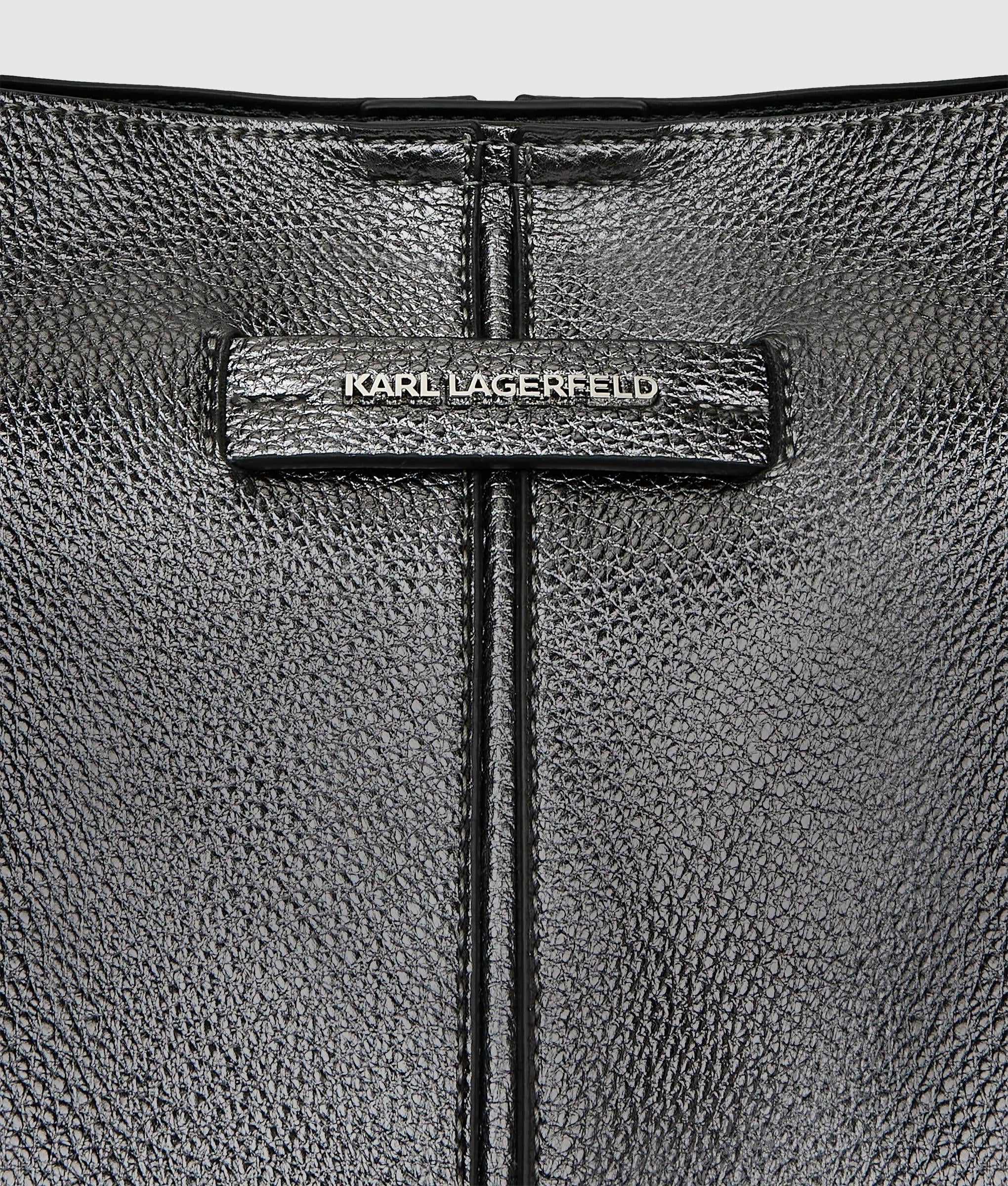 K/Pierced metallic tote bag