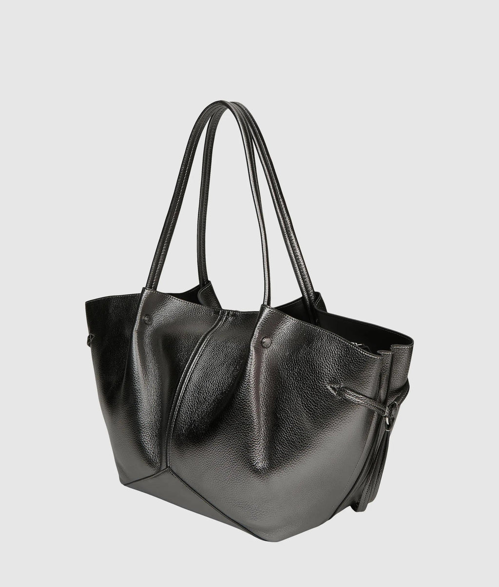 K/Pierced metallic tote bag