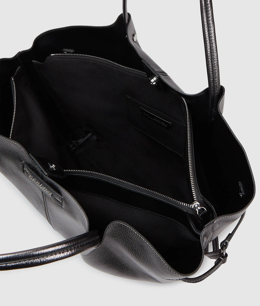 K/Pierced metallic tote bag